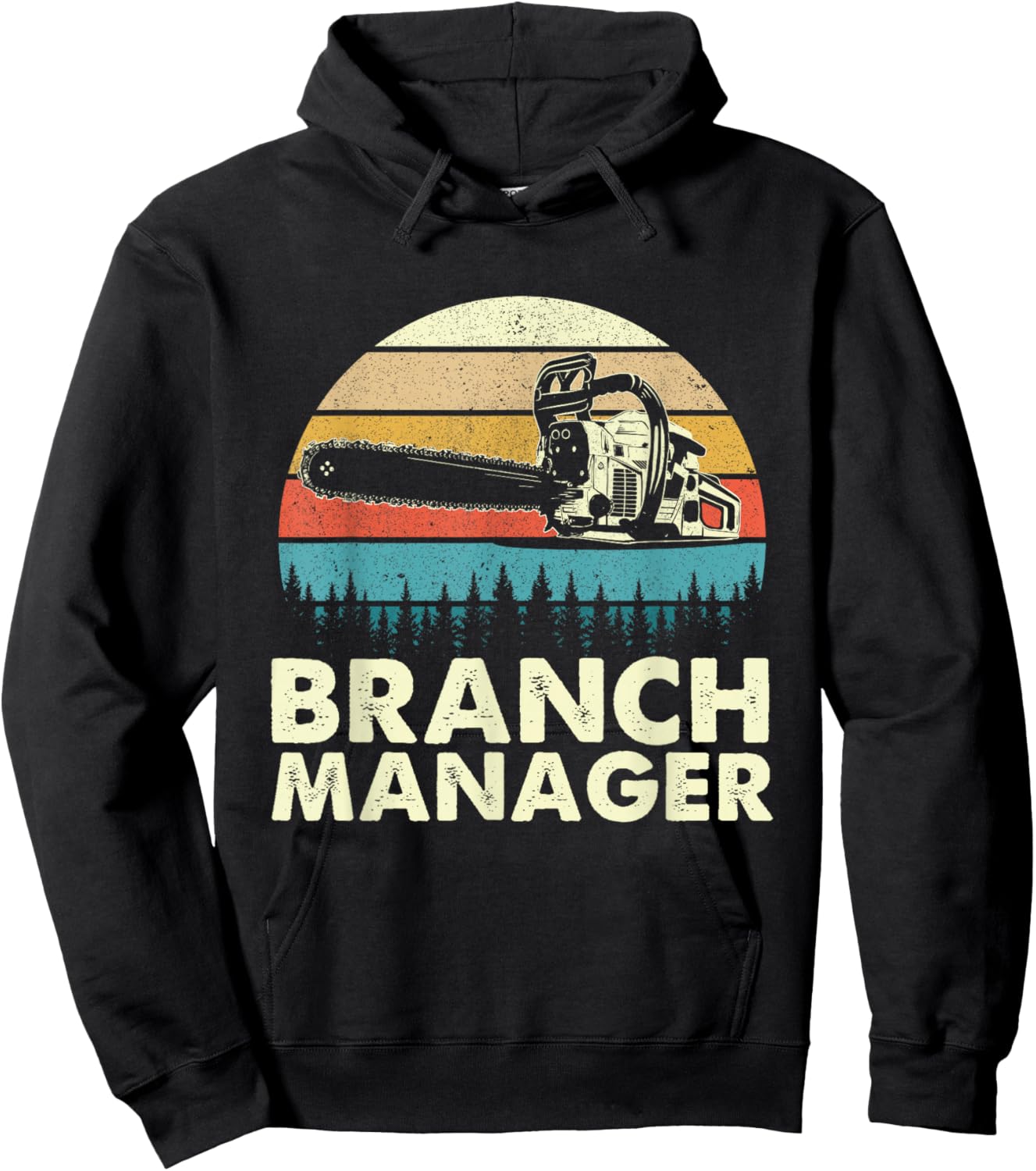 Branch Manager - Arborist Tree Surgeon Lumberjack Logger Hoodie - Hoodie | Black