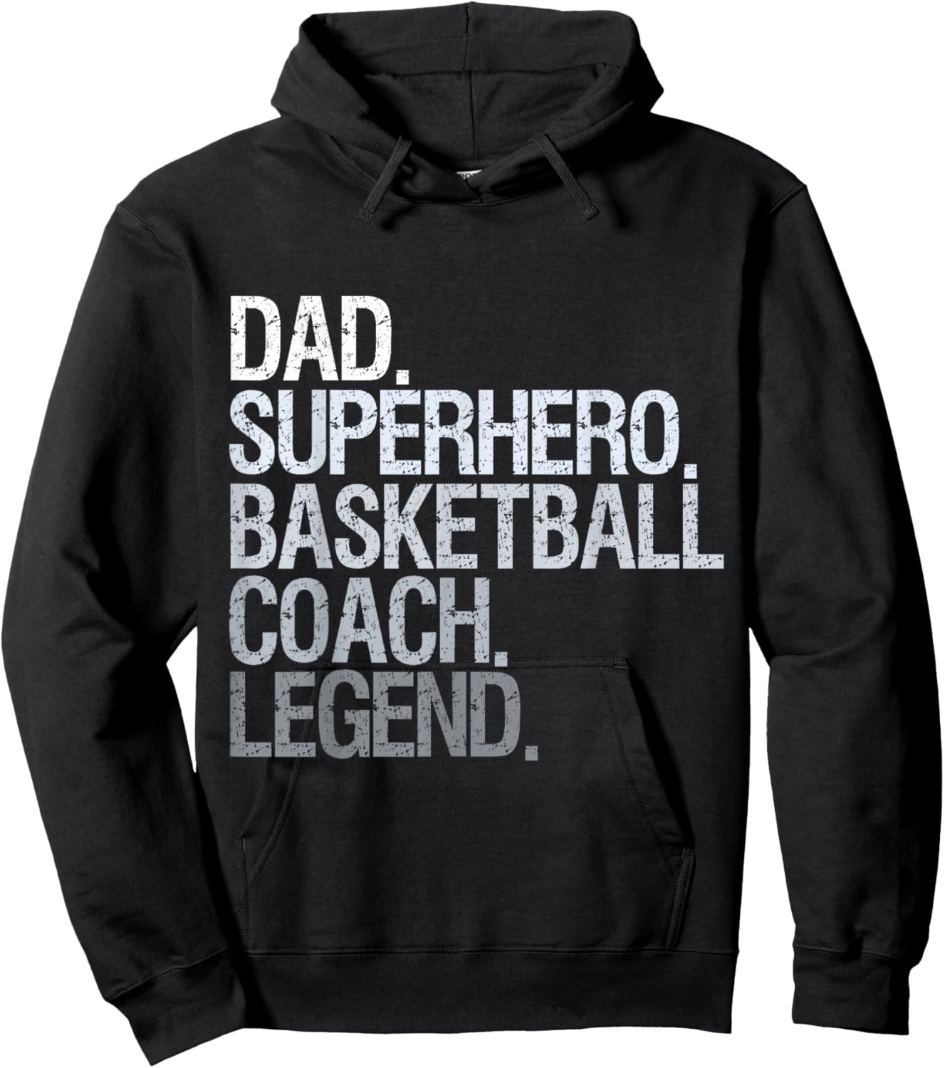 Basketball Coach dad Hoodie - Hoodie | Black