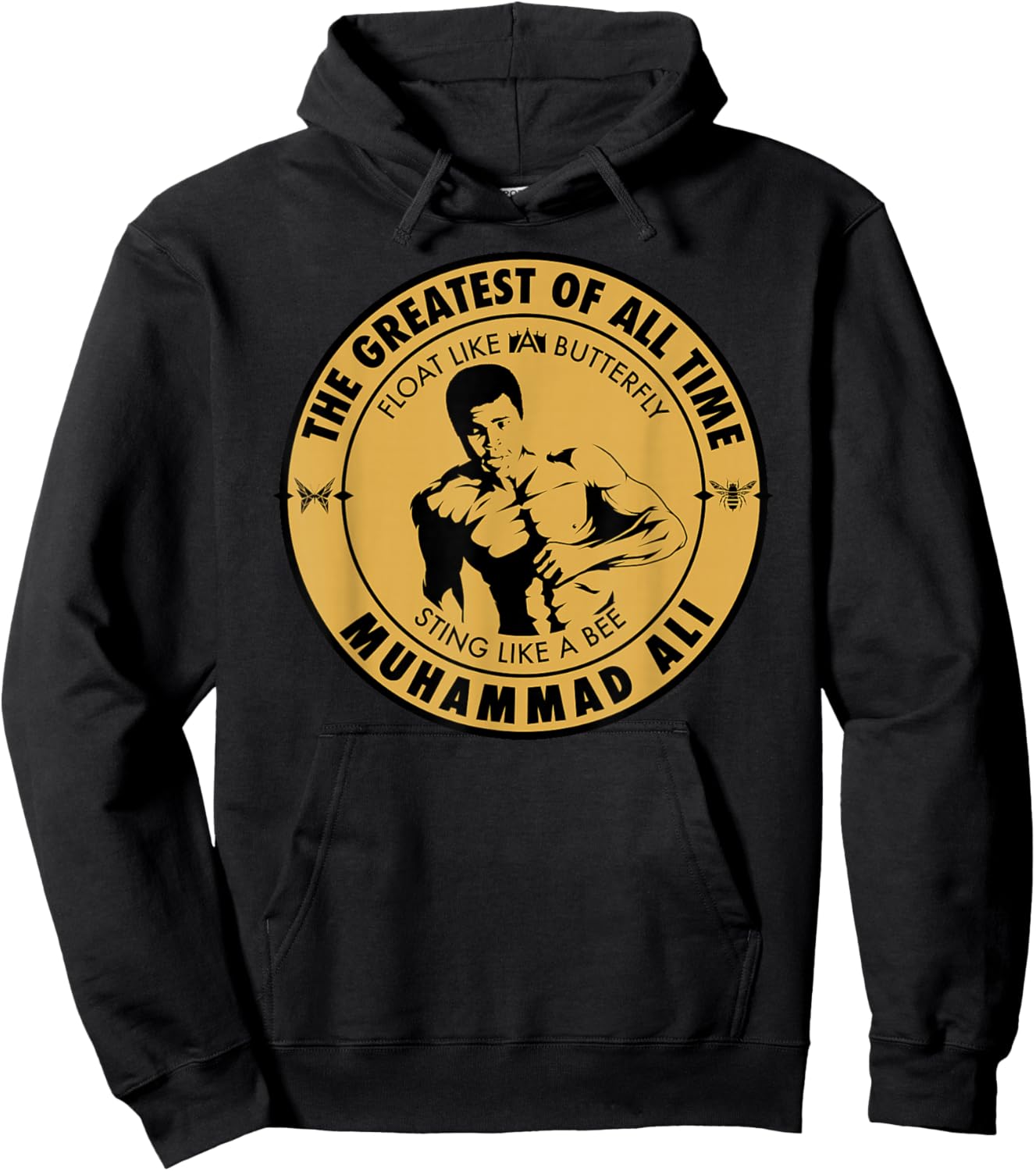 Muhammad Ali - The Champ Float Like A Butterfly Hoodie - Hoodie | Black