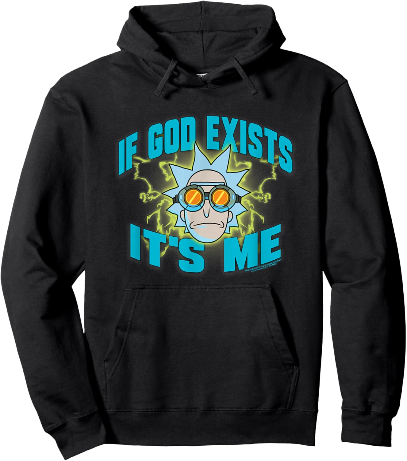 Rick and Morty If God Exists Hoodie - Hoodie | Black