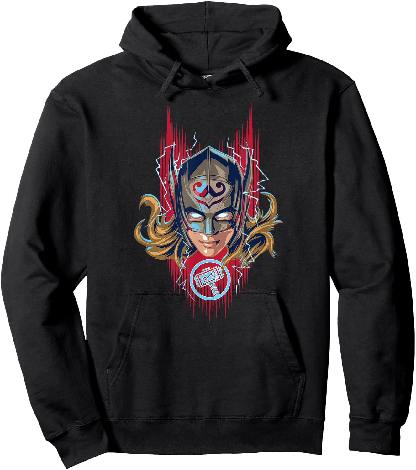 Marvel Thor: Love and Thunder Mighty Thor Hoodie - Hoodie | Black