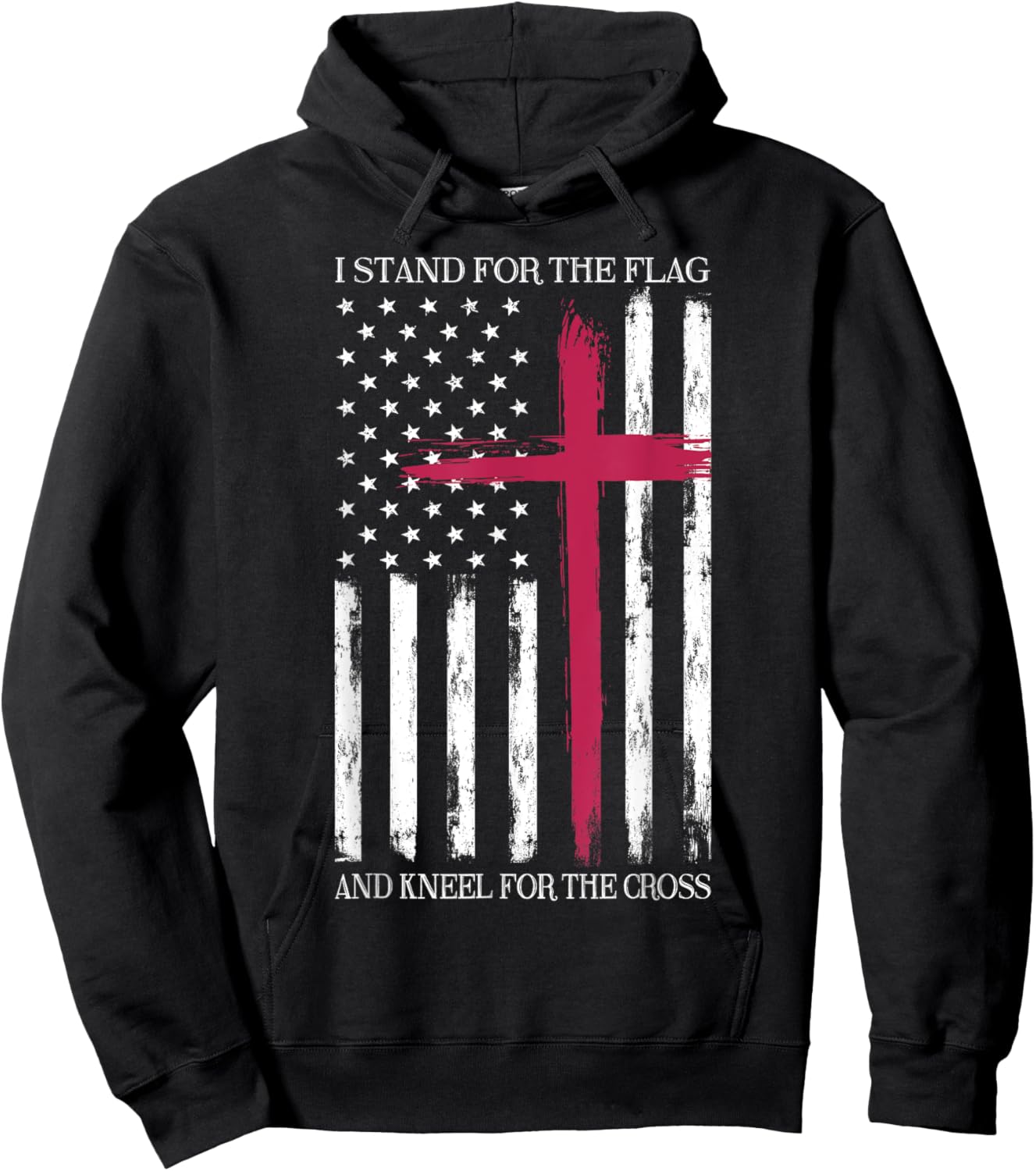 I Stand For The Flag Memorial Day Never Forget Veteran Hoodie - Hoodie | Black