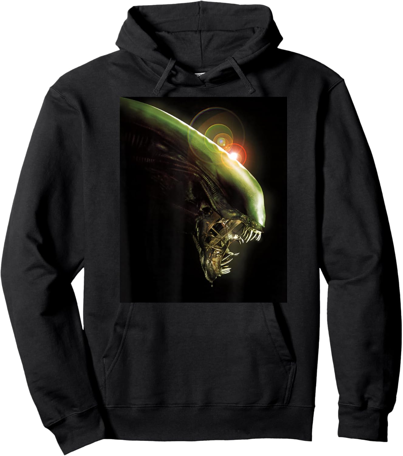 Alien Xenomorph Lens Flare Hoodie - Hoodie | Black