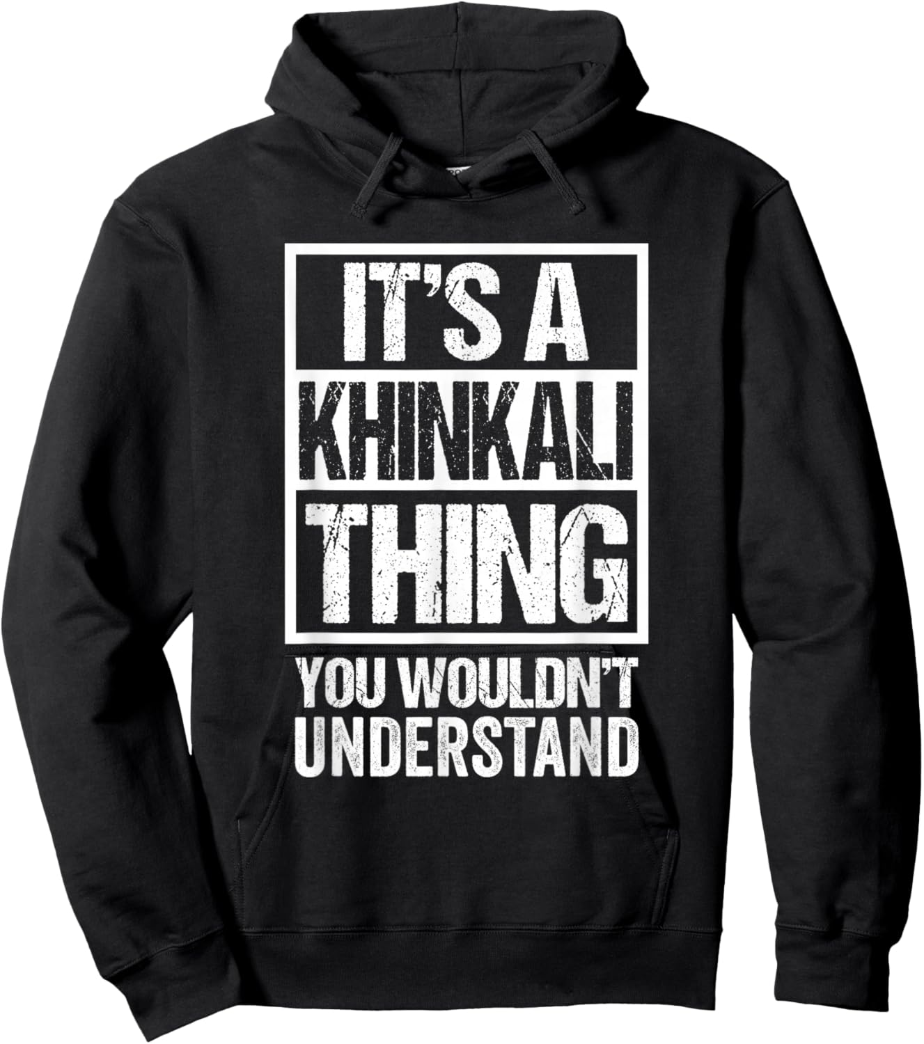 It's A Khinkali Thing You Wouldn't Understand Georgia Hoodie - Hoodie | Black