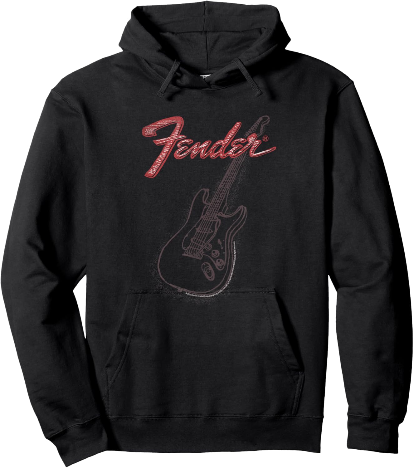 Fender Stencil Fender Hoodie - Hoodie | Black
