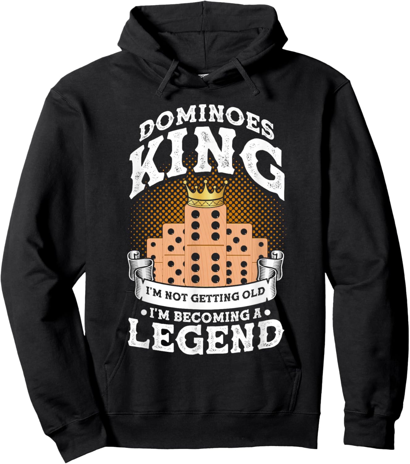 Domino Tile Game Domino Player Domino Game Hoodie - Hoodie | Black