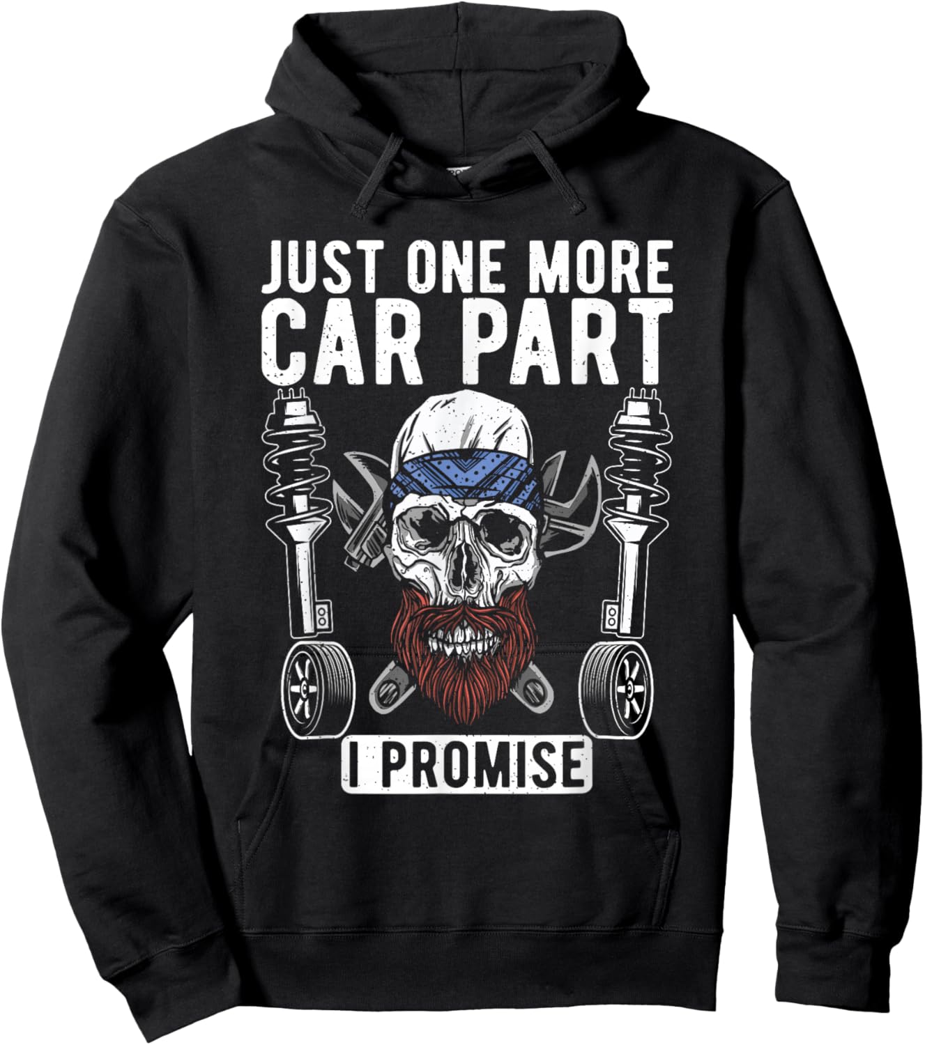 Just one more Car Part i promise Repair Mechanic Hoodie - Hoodie | Black