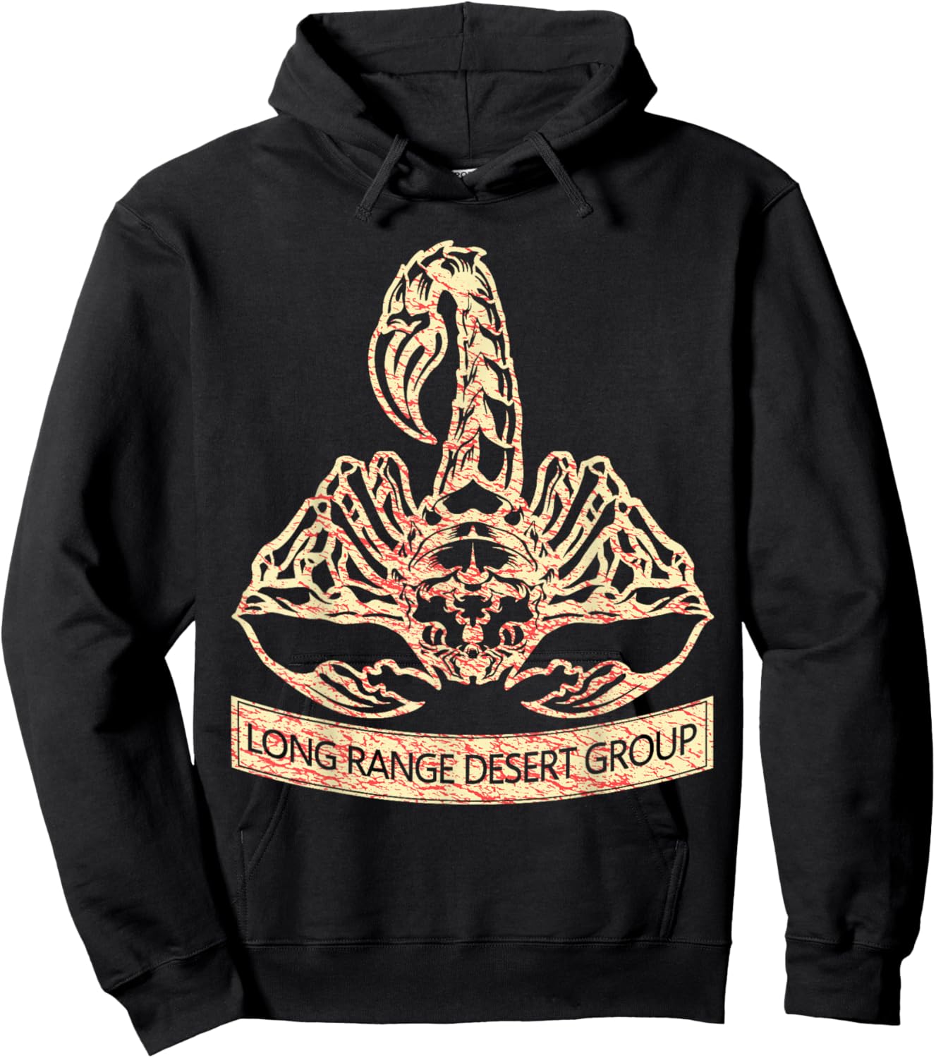 British LRDG Special Force Range Desert Group WW2 Hoodie - Hoodie | Black