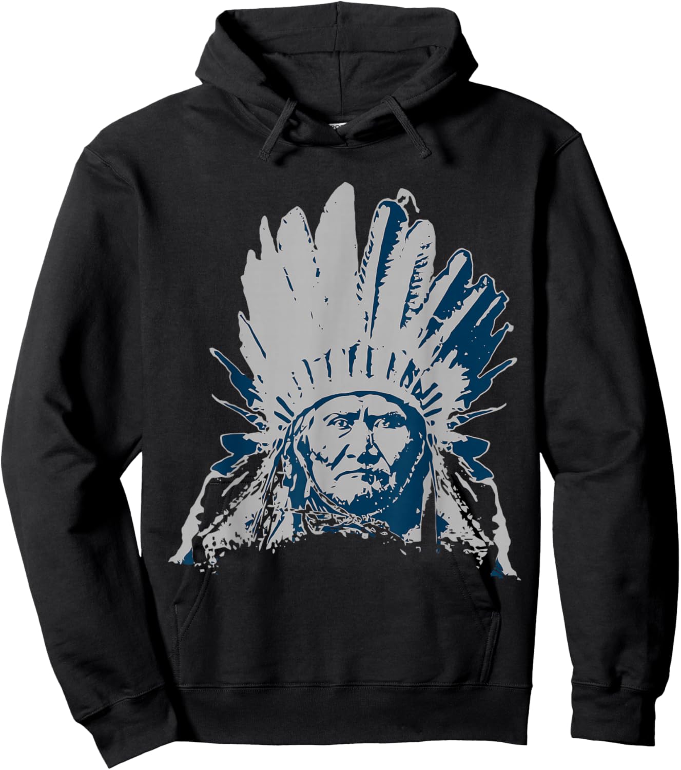 Geronimo Apache Native American Indian Warrior USA Hoodie - Hoodie | Black