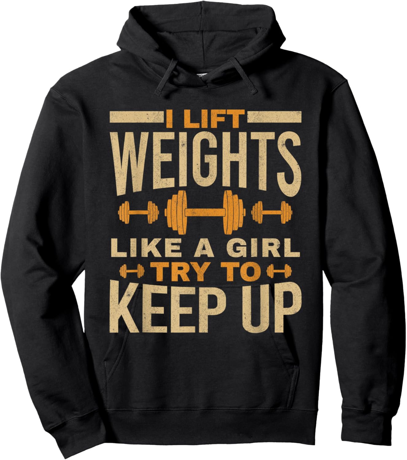 I Lift Weights Like A Girl Gym Workout Bodybuilding Women Hoodie - Hoodie | Black