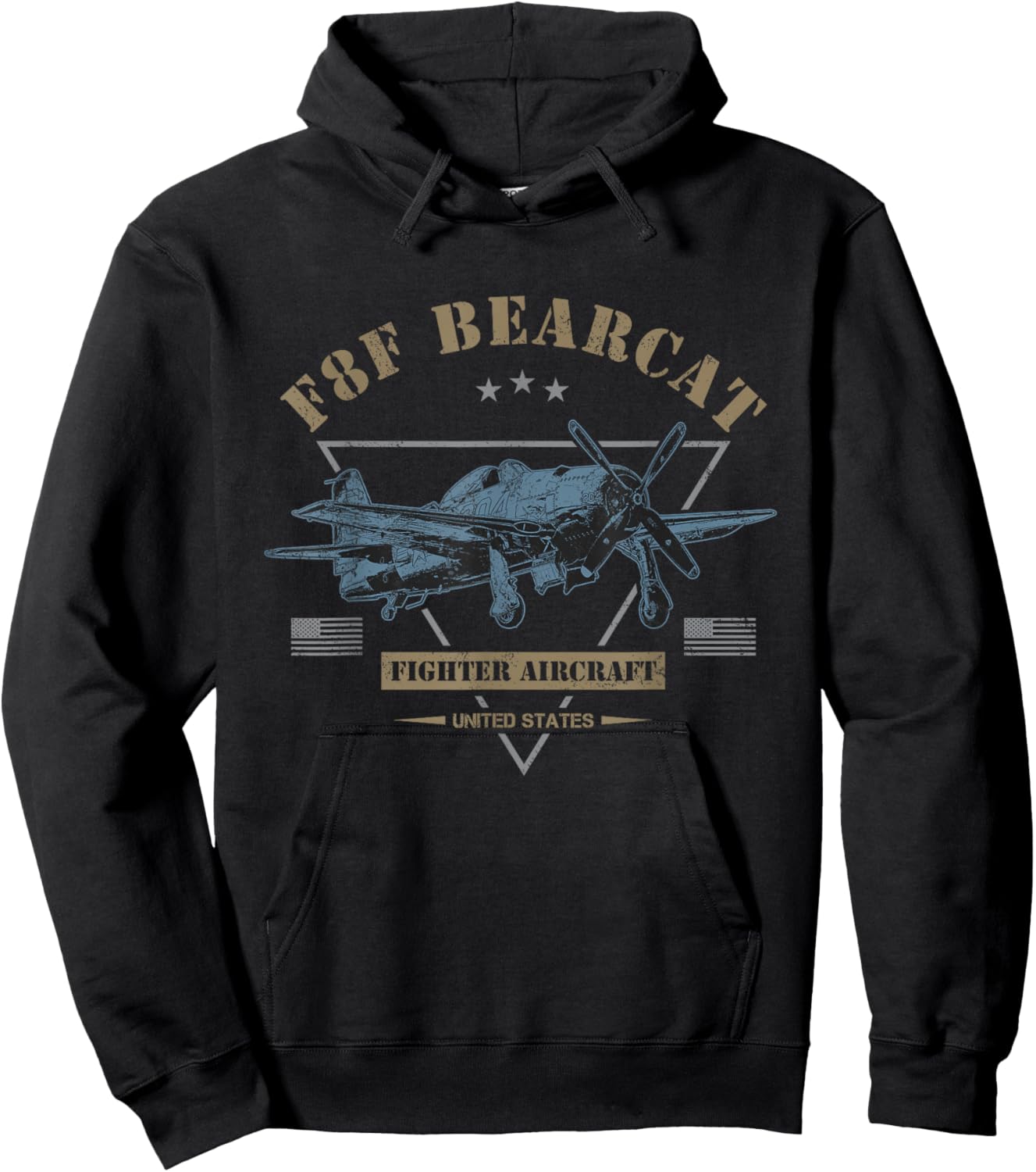 F8F Bearcat Fighter Aircraft Women Hoodie - Hoodie | Black