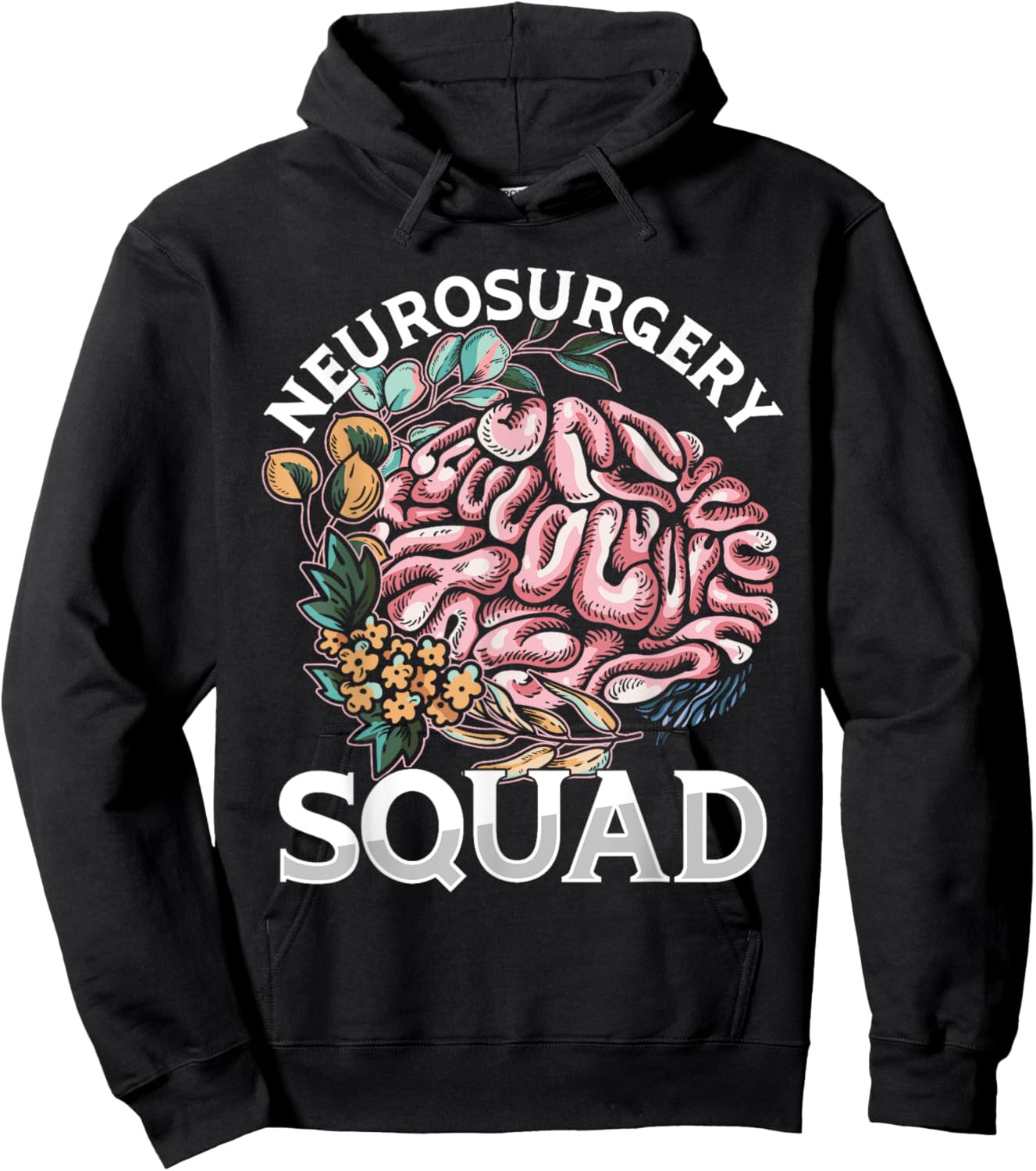 Neurosurgeon Brain Doctor Neurosurgery Squad Neurologist Hoodie - Hoodie | Black