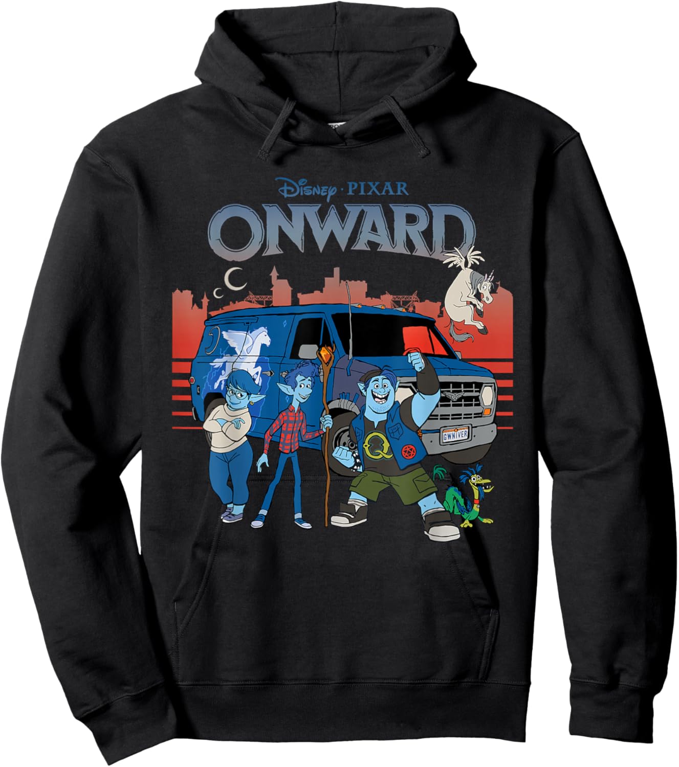 Disney Pixar Onward Adventure Crew Hoodie - Hoodie | Black