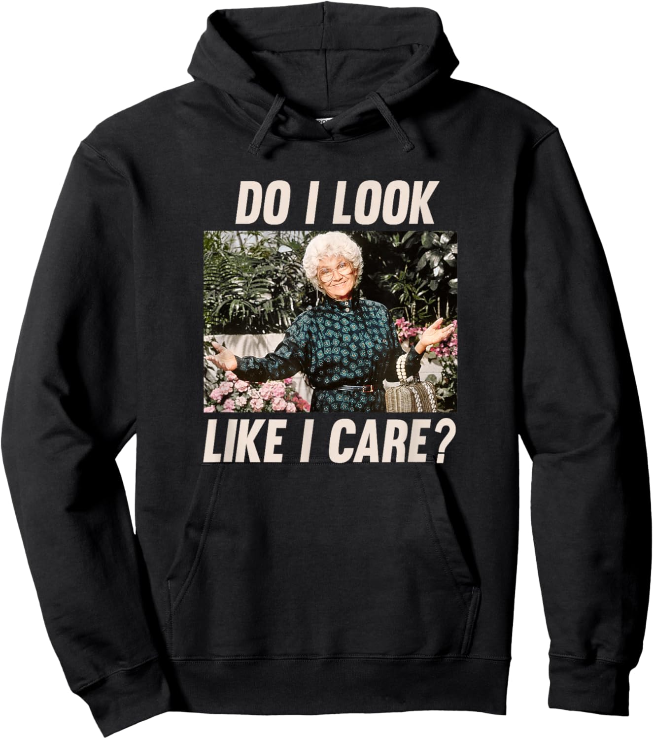 The Golden Girls - Sophia Do I Look Like I Care? Hoodie - Hoodie | Black