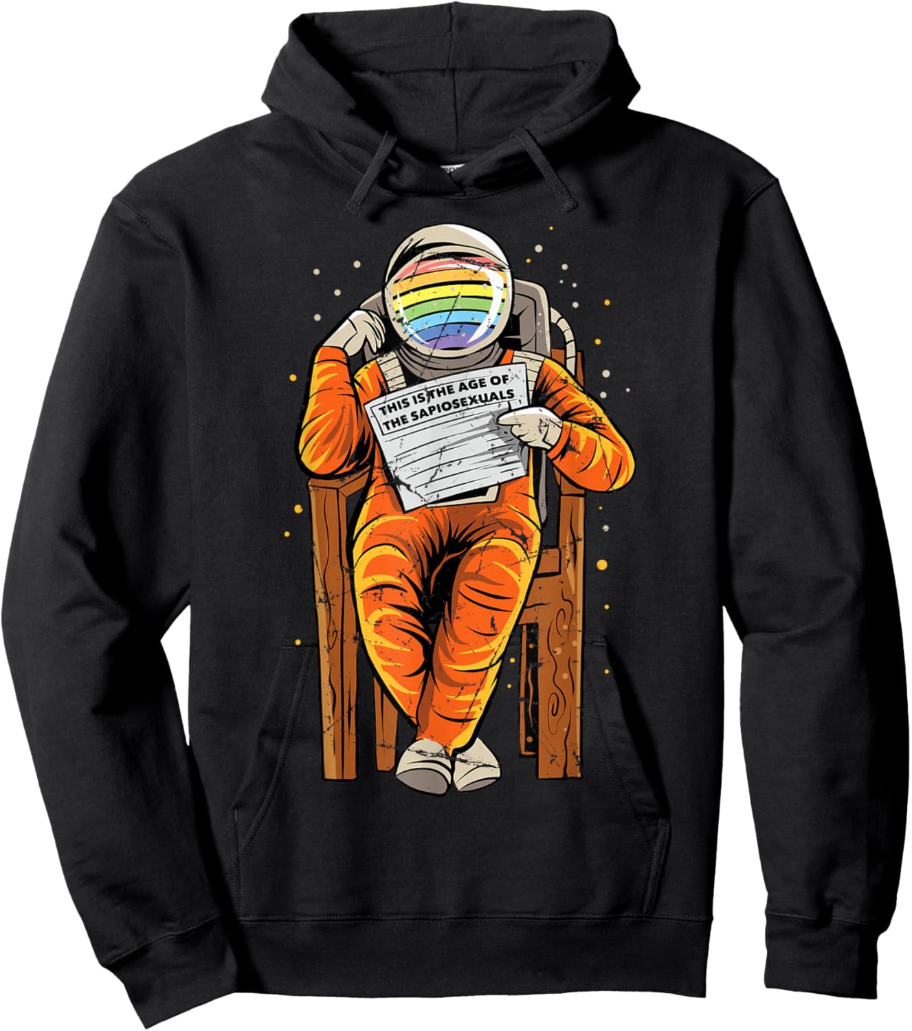 Millennials - This Is The Age Of The Sapiosexuals - Rainbows Hoodie - Hoodie | Black