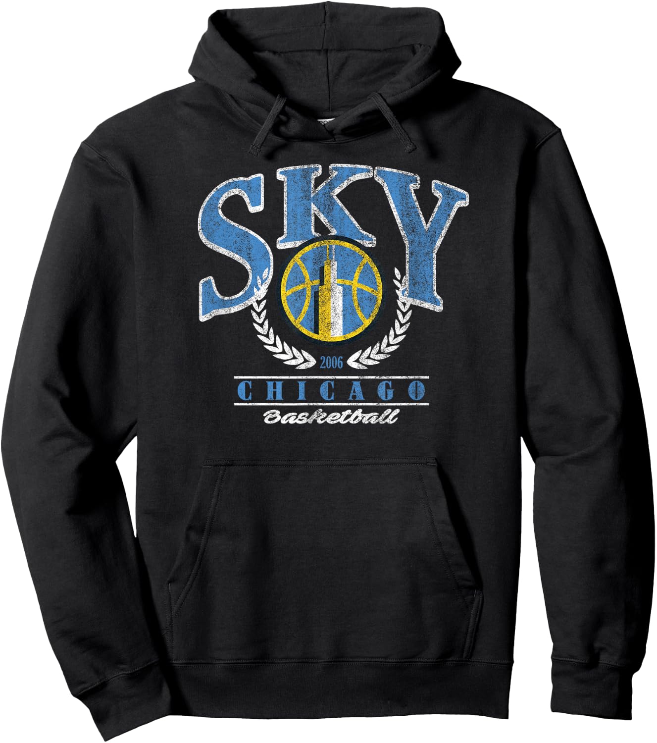 WNBA Chicago Sky Top Class Out Of Bounds Hoodie - Hoodie | Black