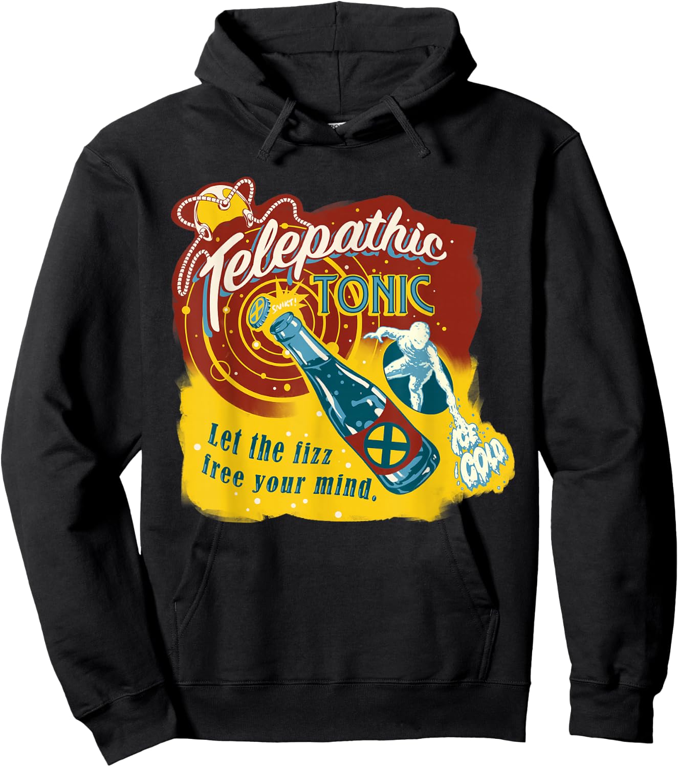 Marvel Eat The Universe X-Men Iceman Telepathic Tonic Hoodie - Hoodie | Black