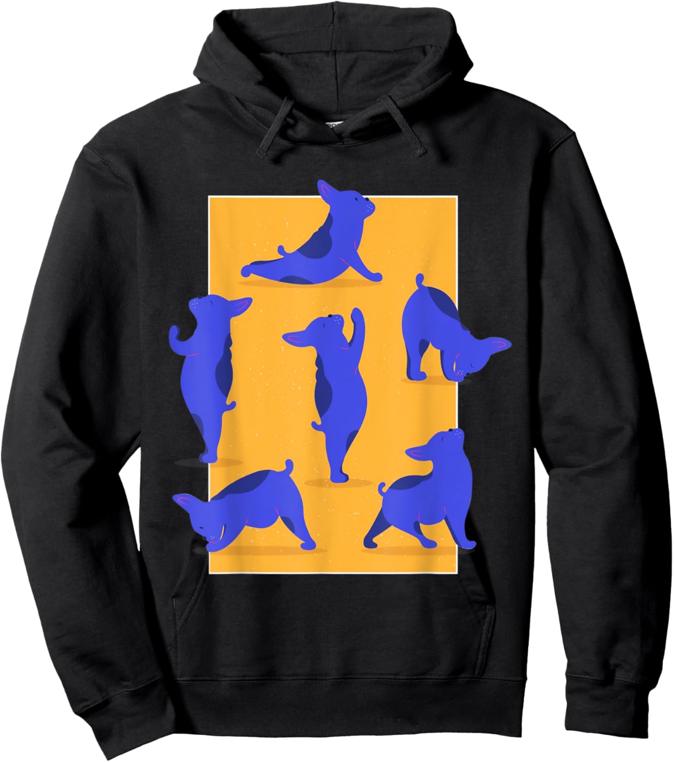 French Bulldog Yoga Hoodie - Hoodie | Black