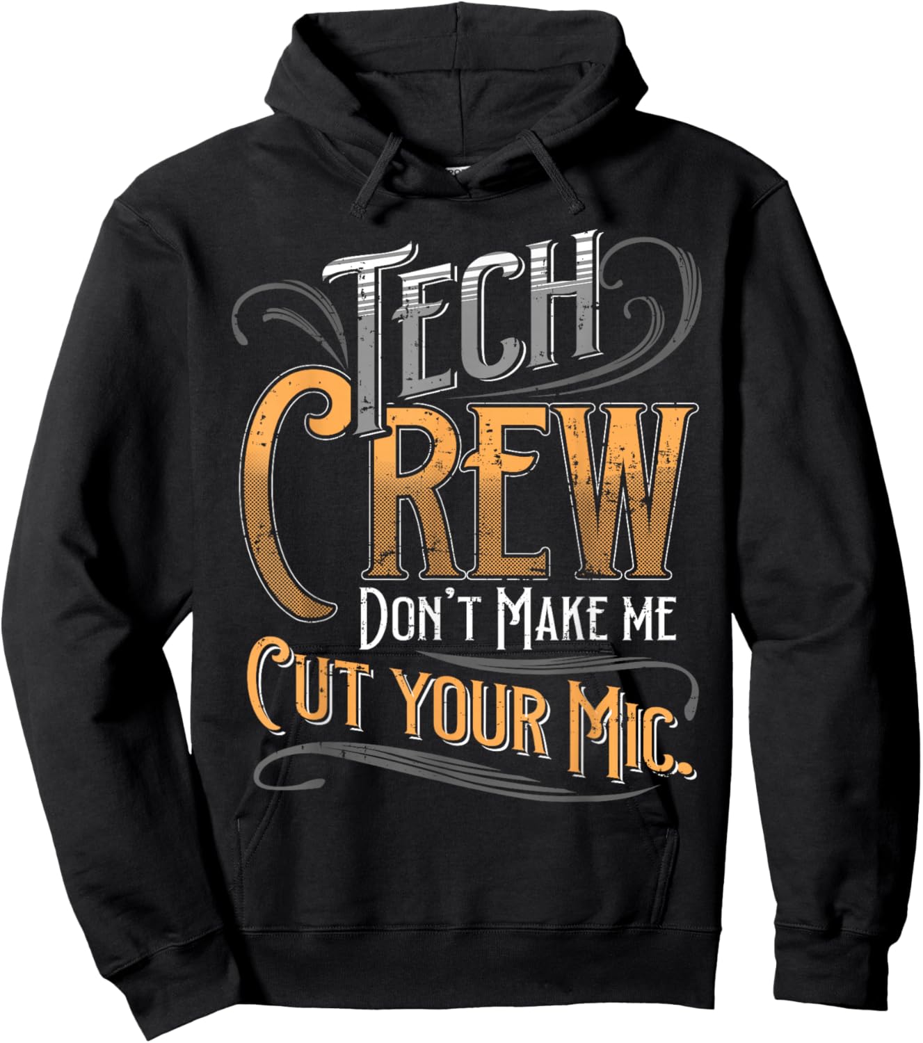 Funny Theater Stage Crew Drama Stage Manager Tech Crew Hoodie - Hoodie | Black