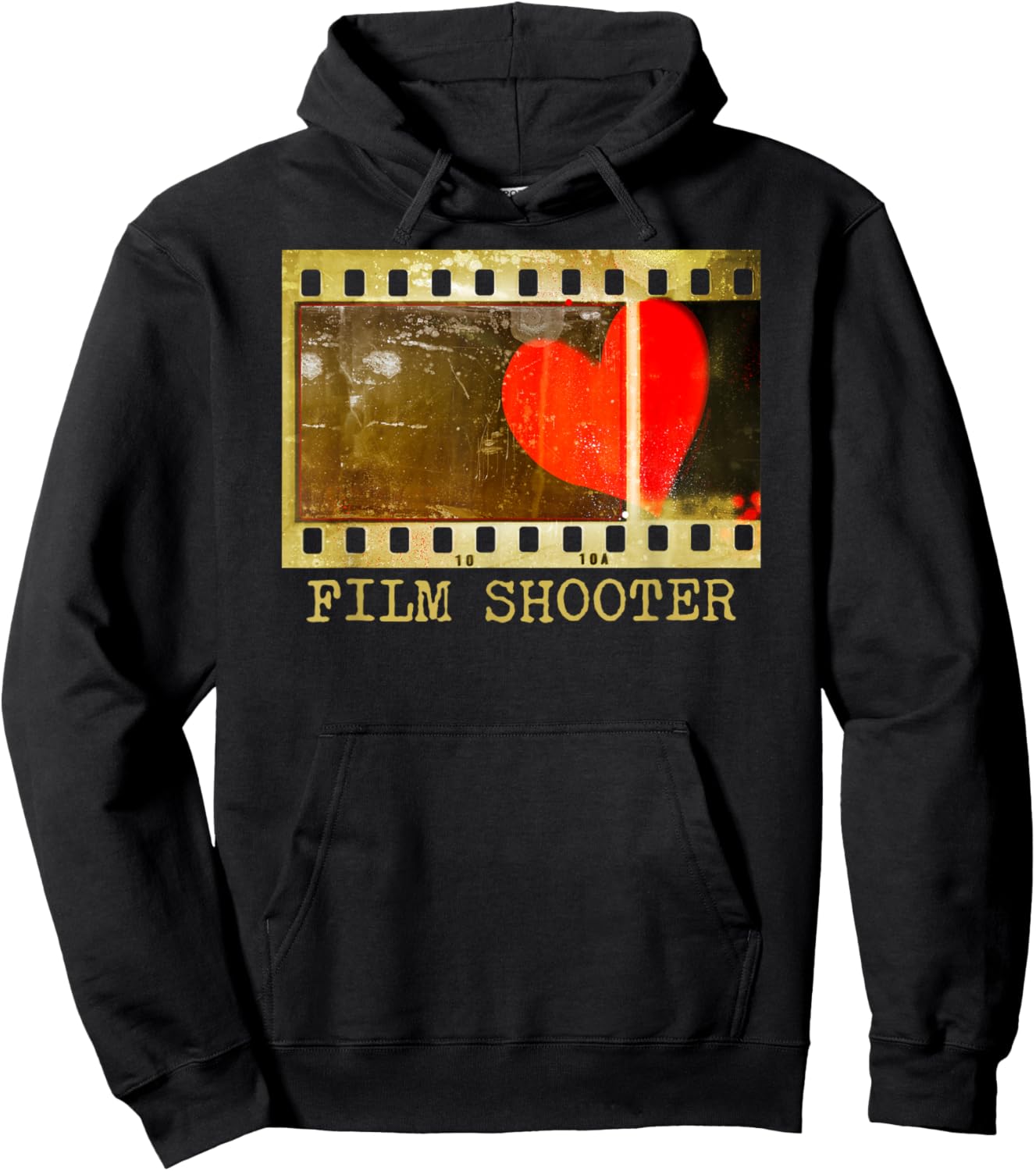 Cool Filmstrip for Lovers of Film Photography - Photographer Hoodie - Hoodie | Black