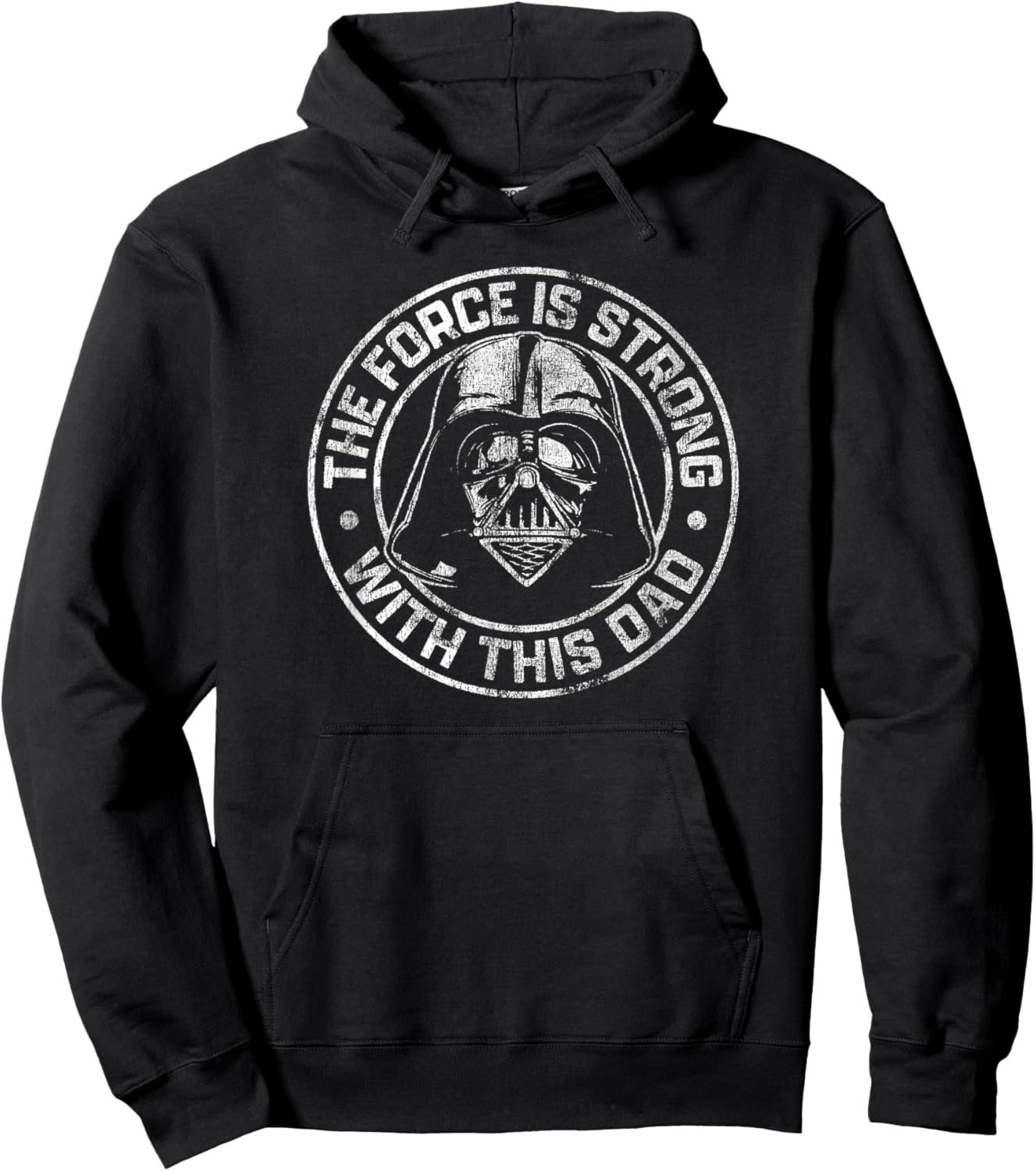 Star Wars Father's Day Darth Vader Strong Force Dad Disney+ Hoodie - Hoodie | Black