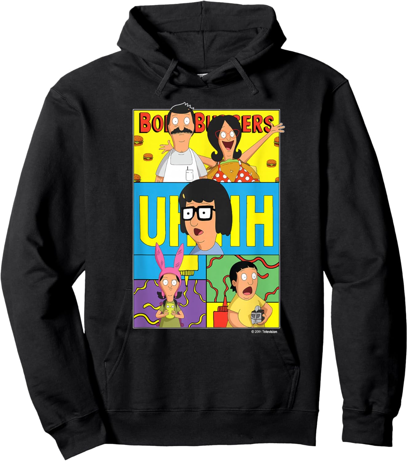 The Bob’s Burgers Movie Bob Linda Tina Louise Gene Uhhh Hoodie - Hoodie | Black