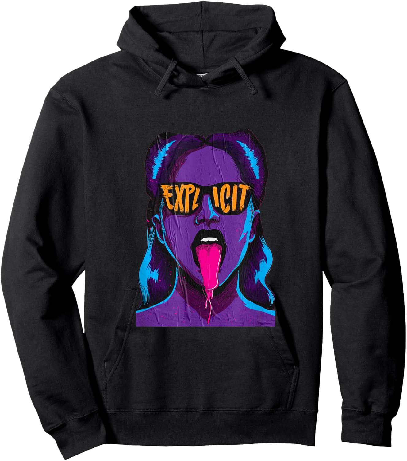 Explicit design Hoodie - Hoodie | Black