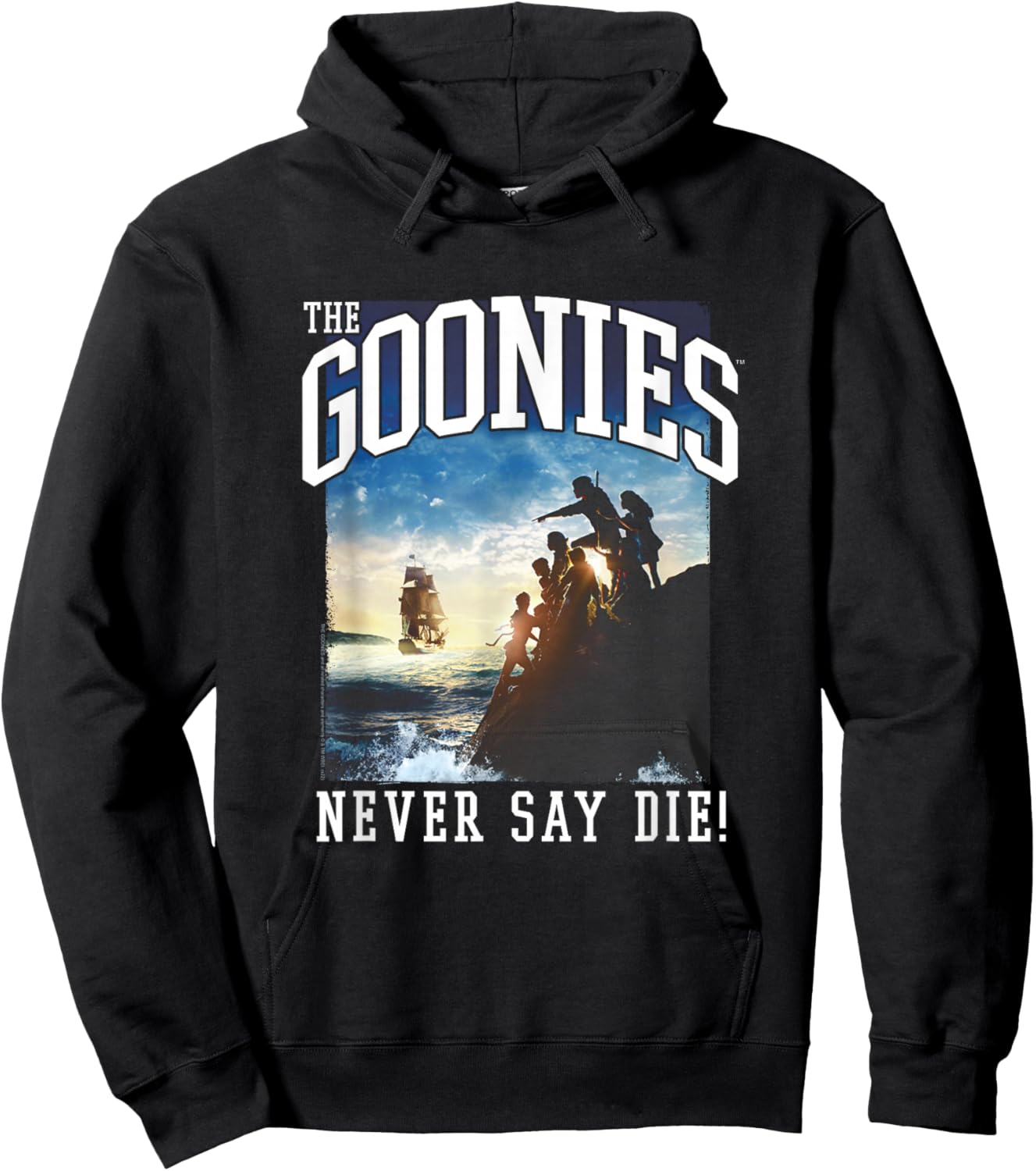 The Goonies Classic Movie Poster and Logo Movie Hoodie - Hoodie | Black