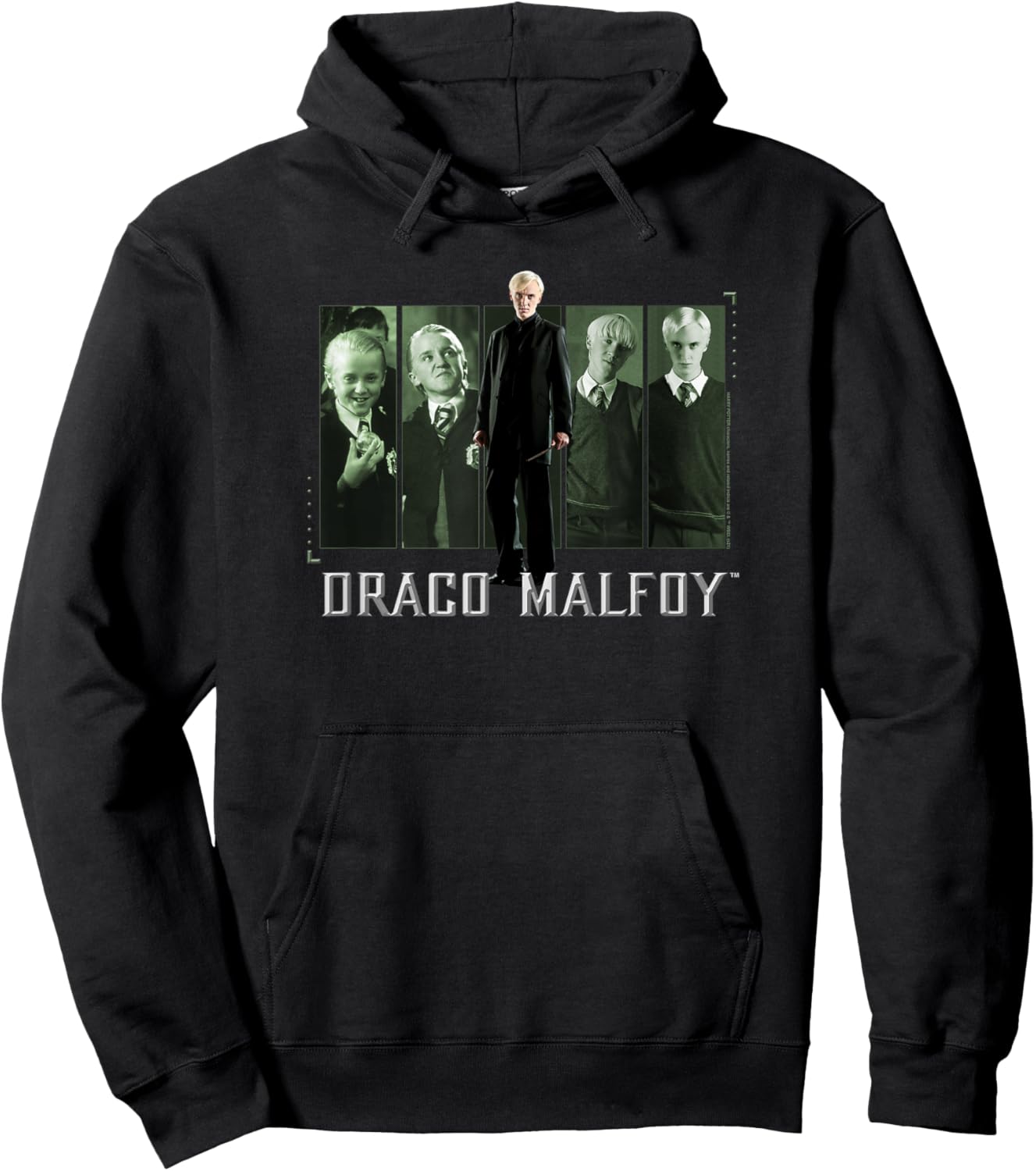 Harry Potter Draco Malfoy Panel Poster Hoodie - Hoodie | Black