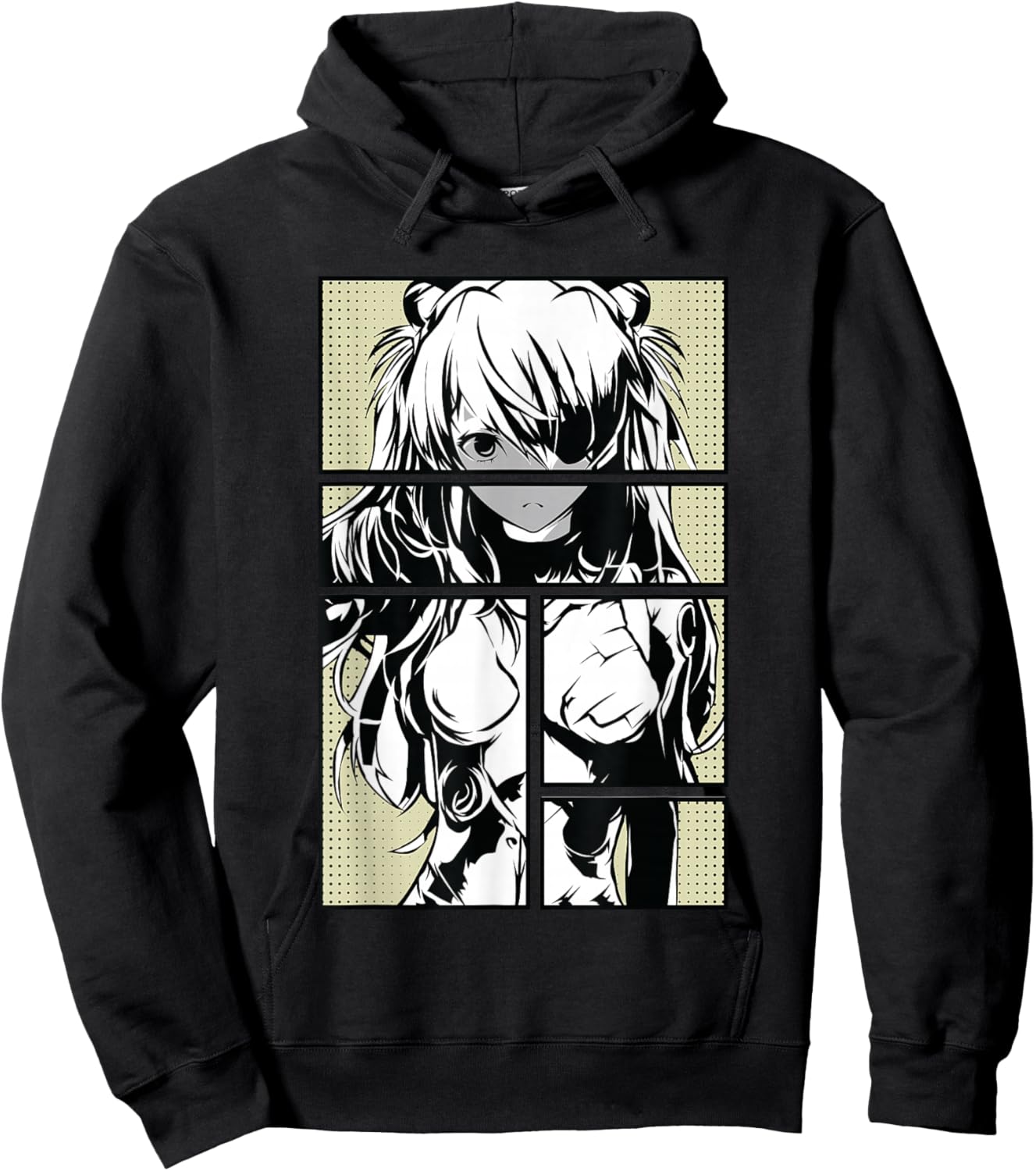 Japanese Anime Girl Waifu Japan Kawaii Otaku Hoodie - Hoodie | Black