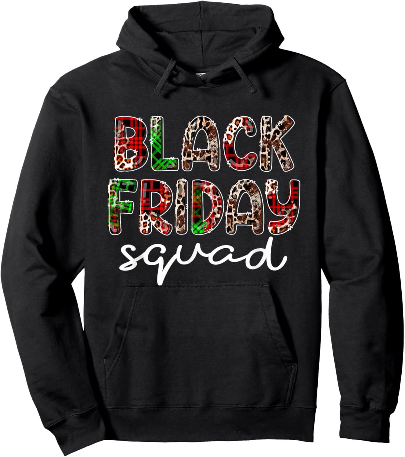 Friday Shopping Crew Christmas Black Shopping Family Group Hoodie - Hoodie | Black