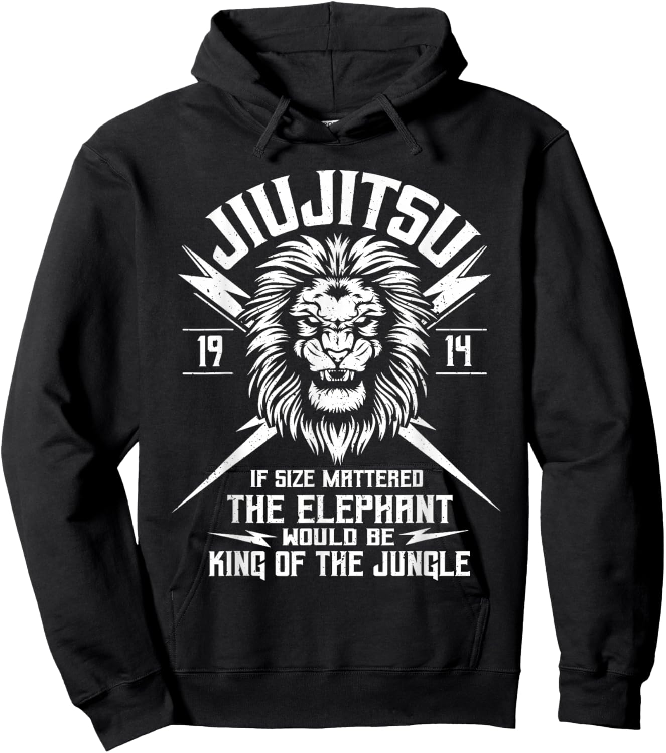 Brazilian Jiu Jitsu and Leo - BJJ and Grappling Hoodie - Hoodie | Black