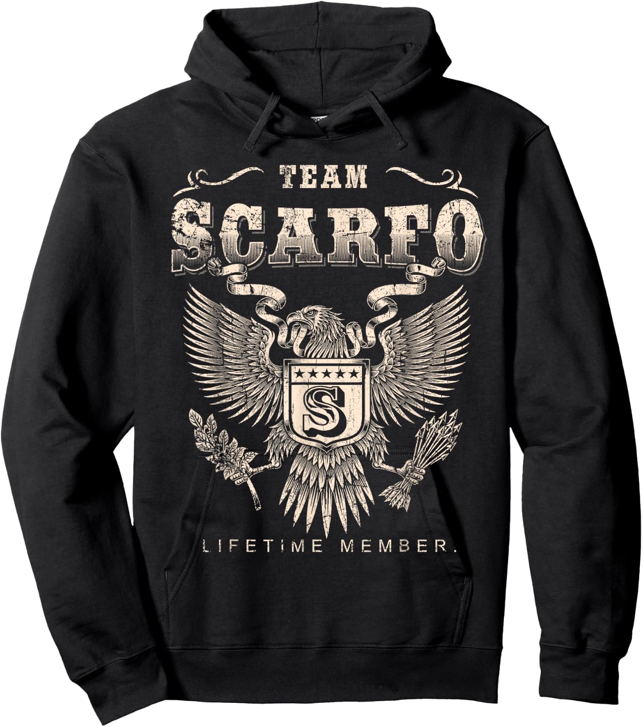 Team Scarfo Lifetime Member - Scarfo Name Hoodie - Hoodie | Black