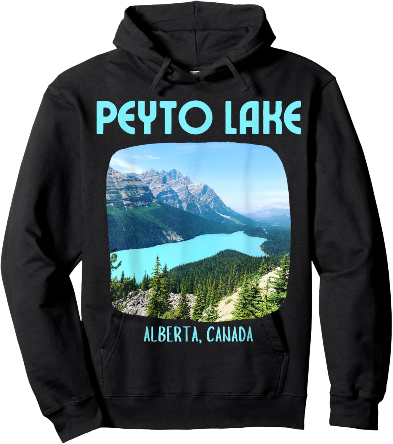 Peyto Lake Banff National Park Hoodie - Hoodie | Black
