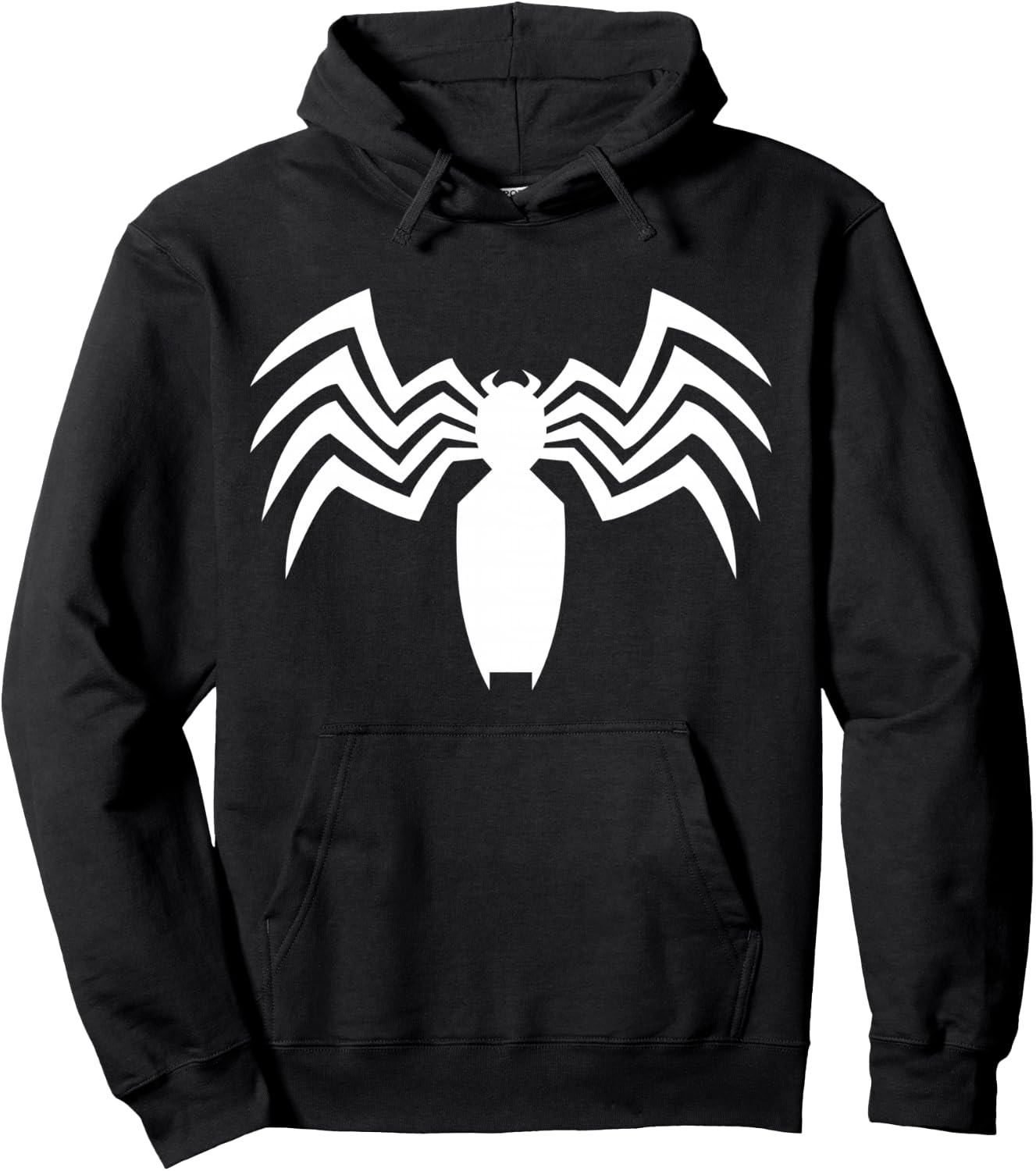 Marvel Comics Retro Classic Venom Spider Logo Hoodie - Hoodie | Black