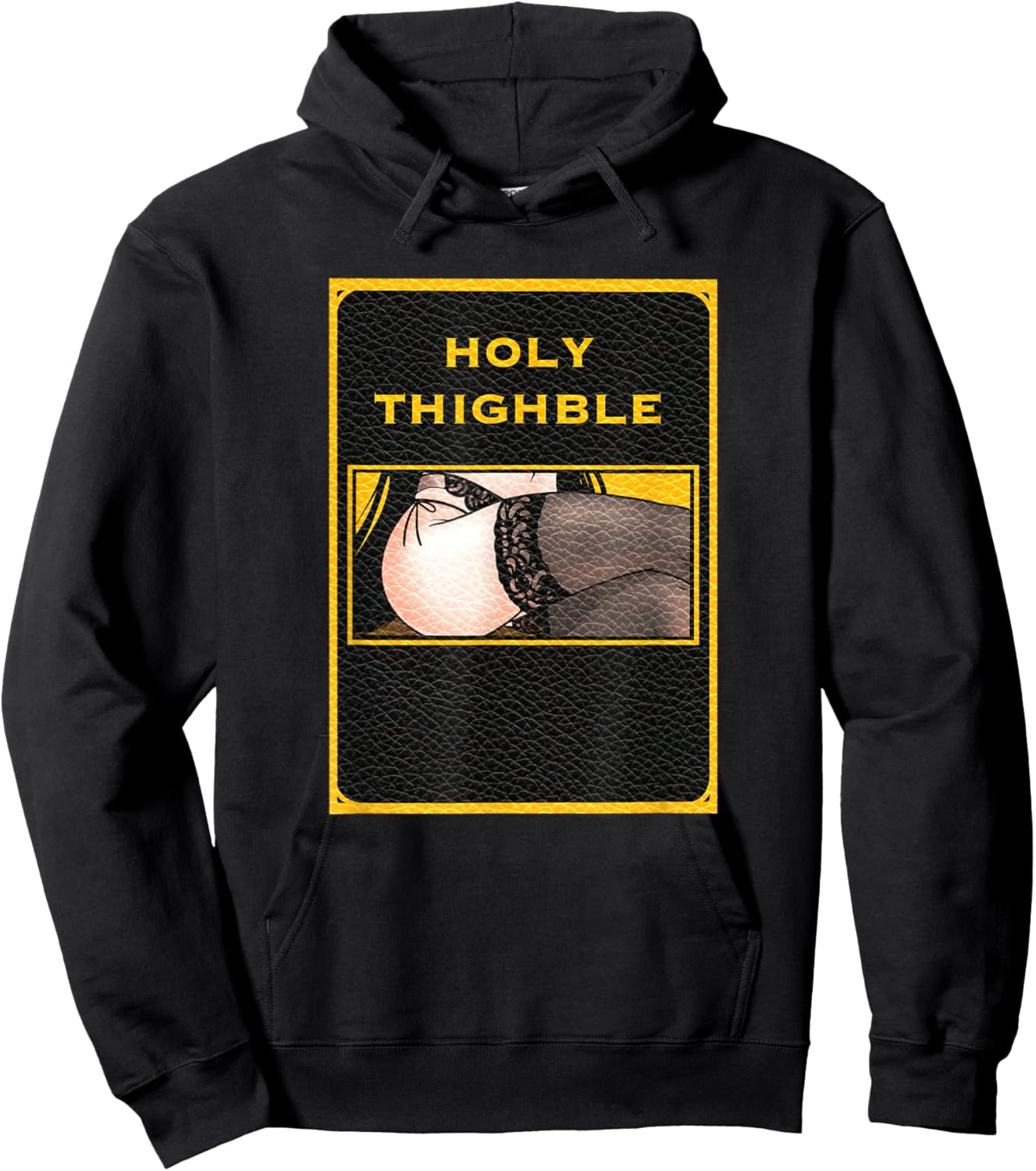 Holy Thighble Shirt Anime Thighs Hoodie - Hoodie | Black