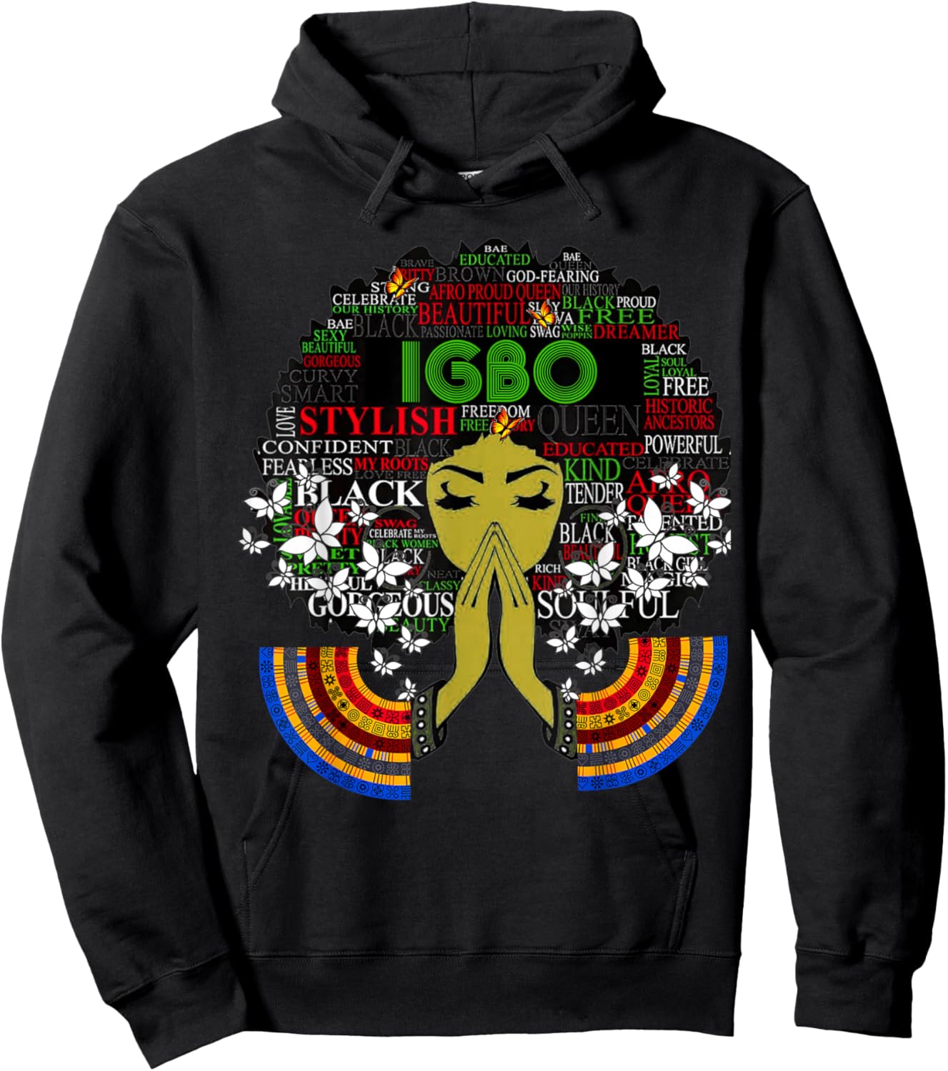 Igbo Girl - Cute Nigerian Girl Of Nigeria Hoodie - Hoodie | Black