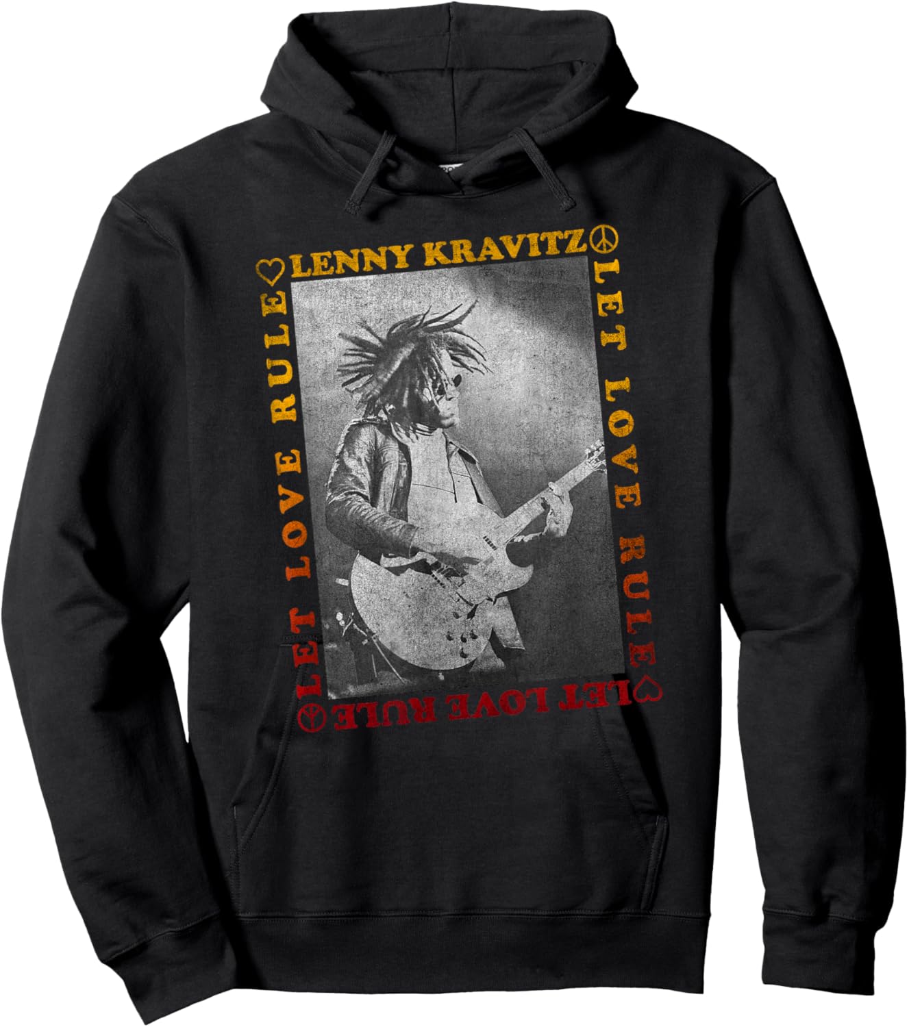 Lenny Kravitz – Let Love Rule Guitar Hoodie - Hoodie | Black