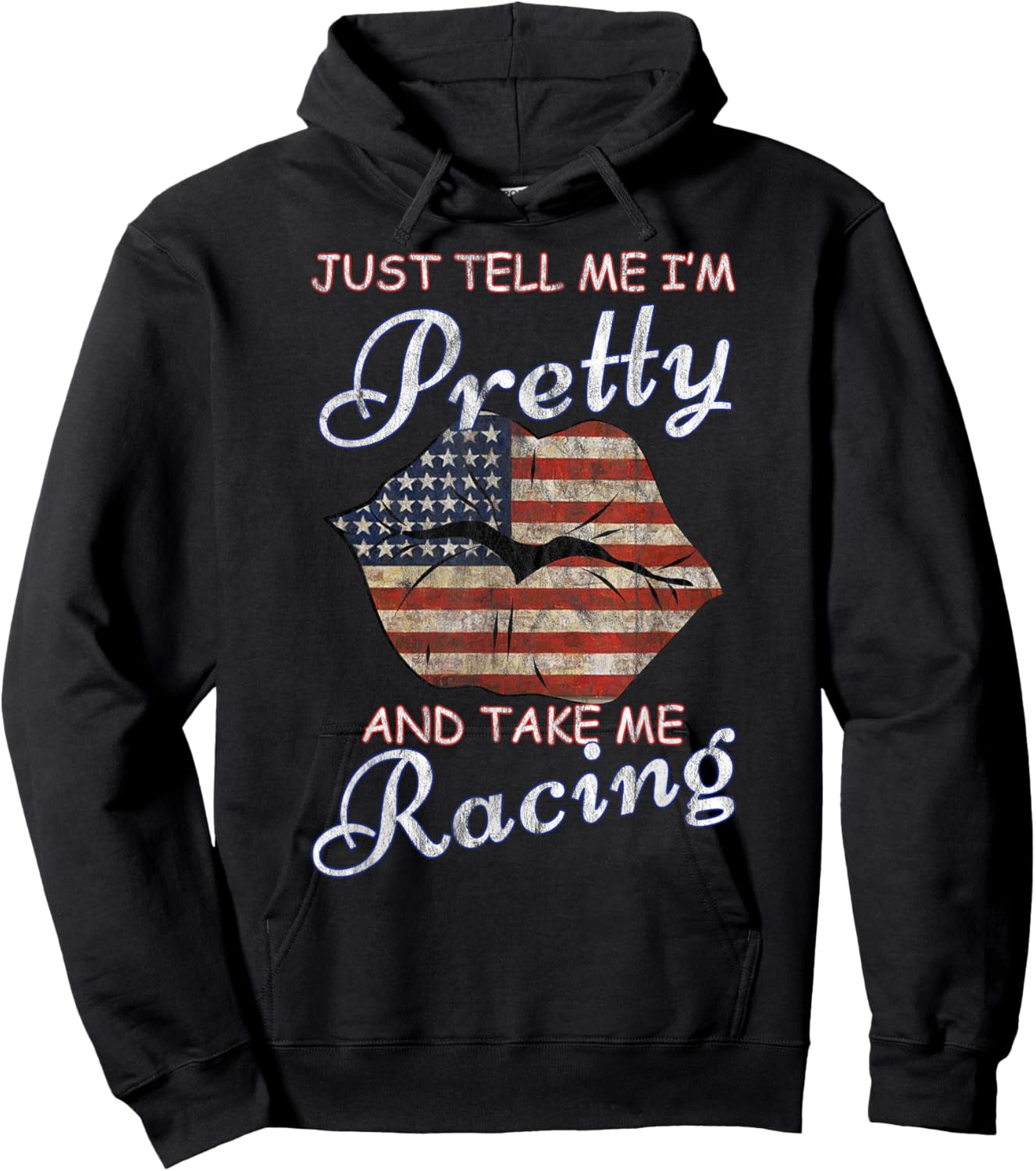 Just call me Pretty Race Girl and take me to the race Hoodie - Hoodie | Black