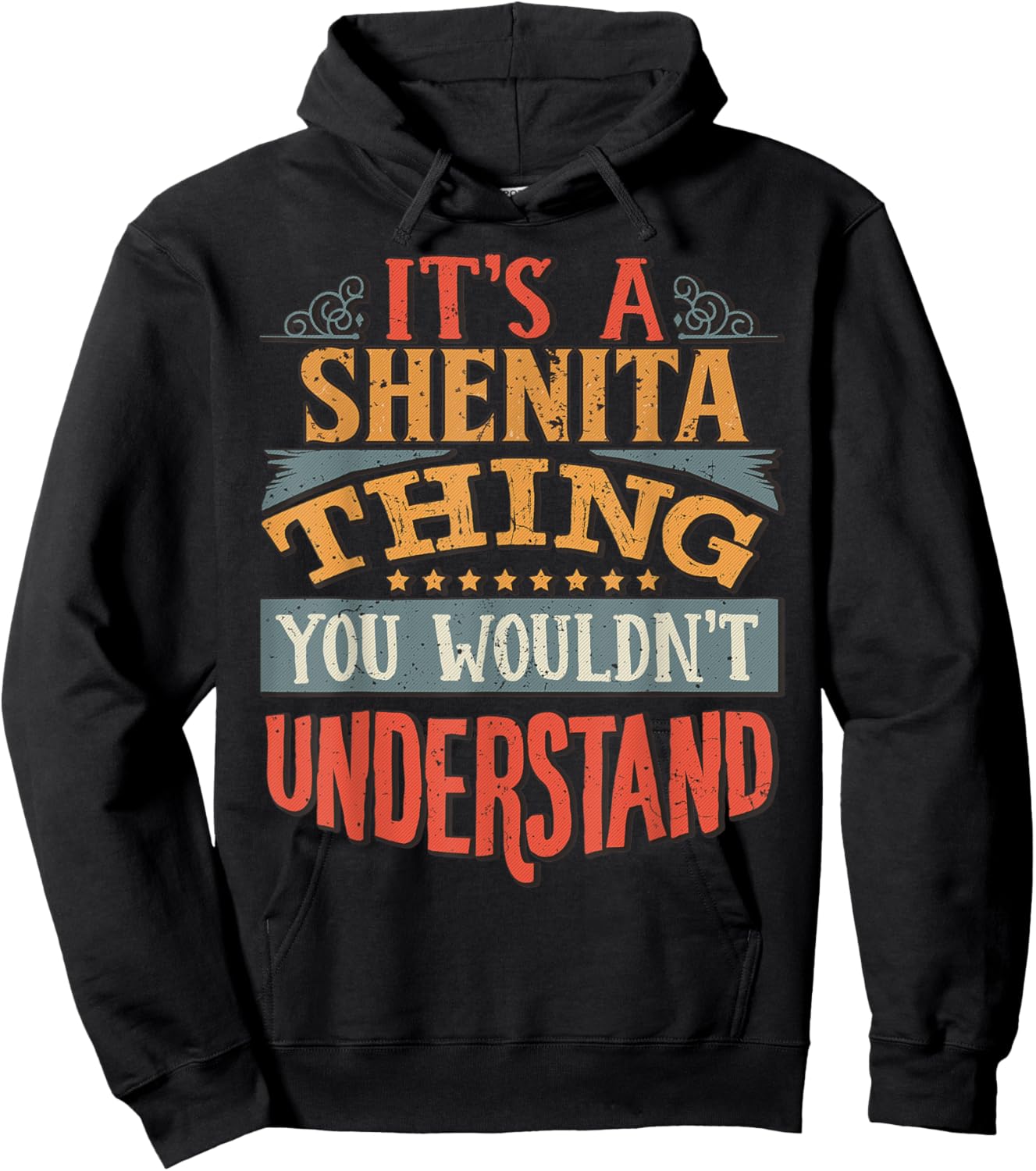 Shenita Name Hoodie - Hoodie | Black