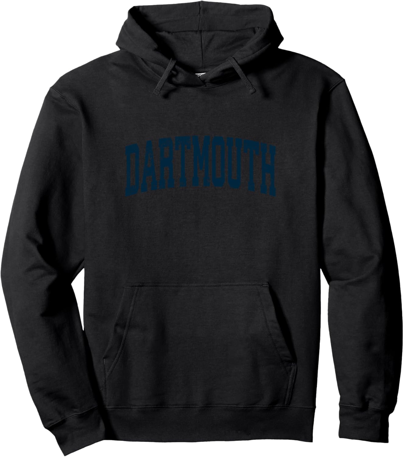 Dartmouth Massachusetts MA Vintage Athletic Sports Navy Desi Hoodie - Hoodie | Black