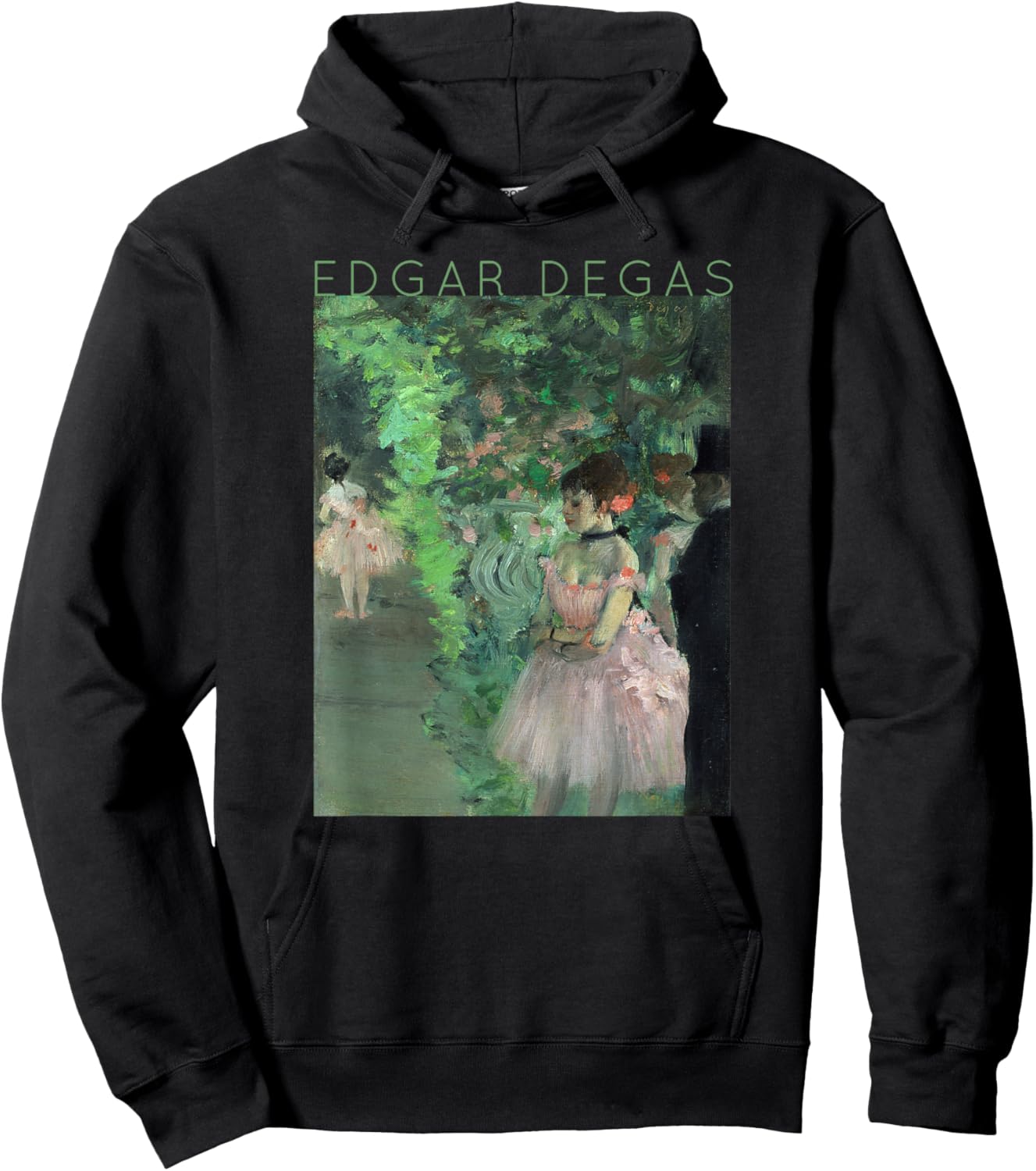 Edgar Degas Dancers Backstage for Artists and Ballerinas Hoodie - Hoodie | Black