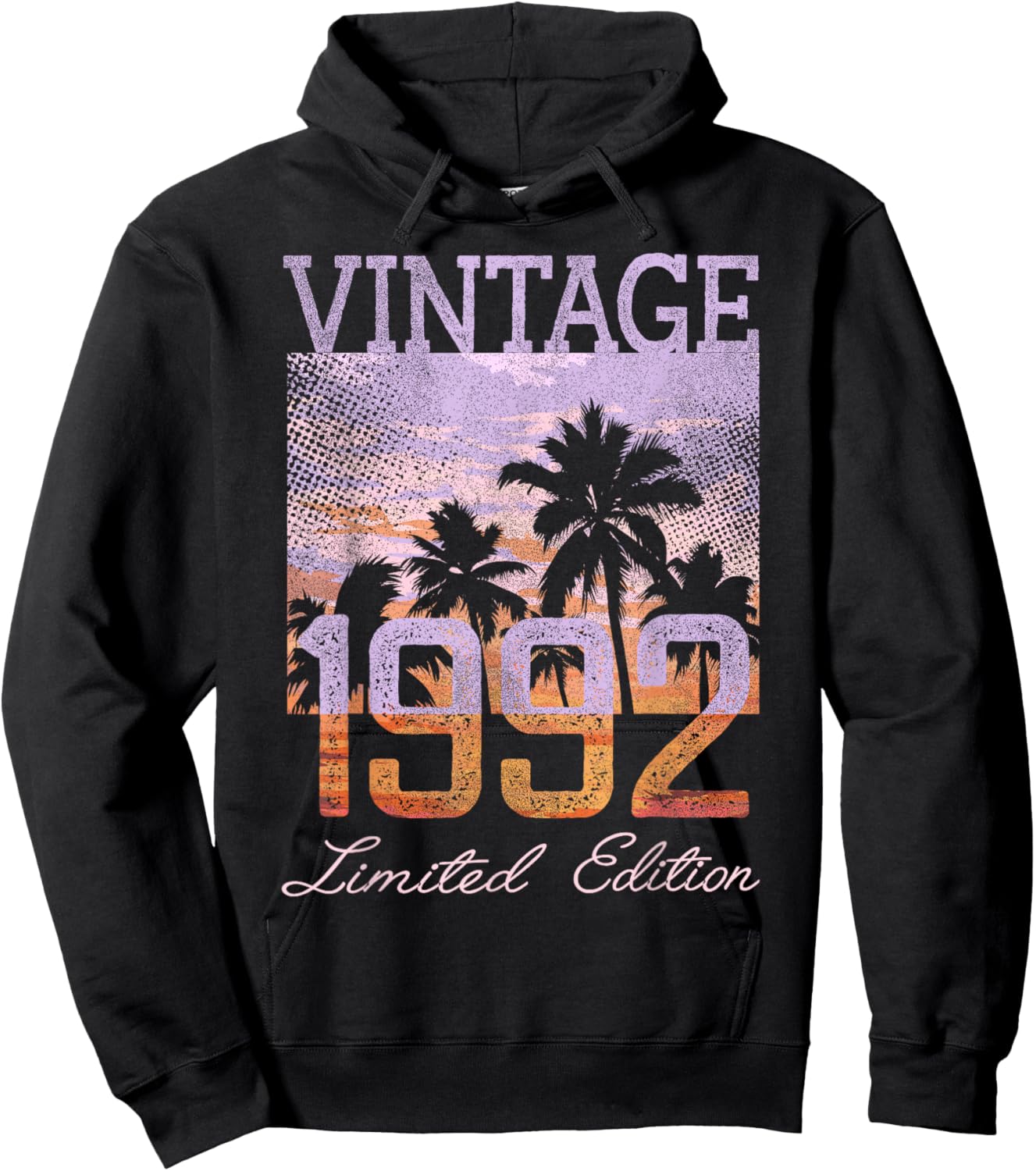 Vintage 1992 Limited Edition 33 Year Old Gifts 33rd Birthday Hoodie - Hoodie | Black