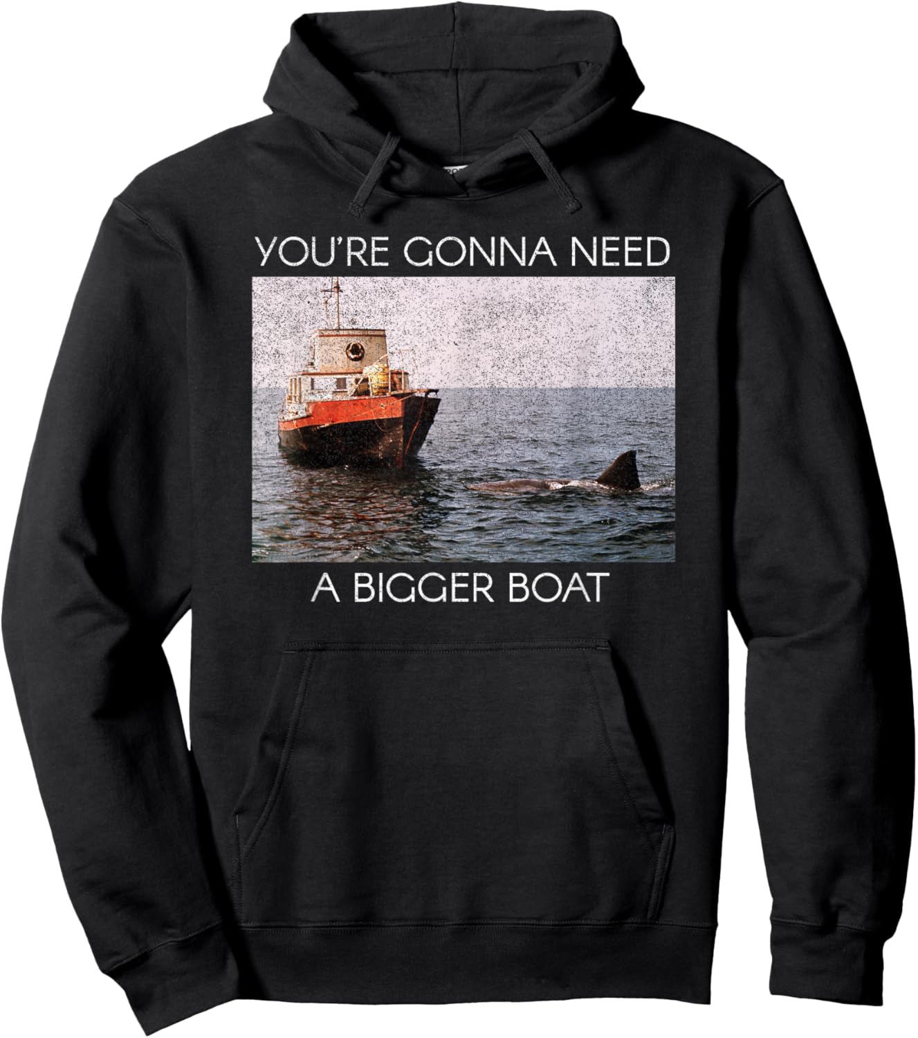 Jaws Screen Grab You're Gonna Need A Bigger Boat Hoodie - Hoodie | Black