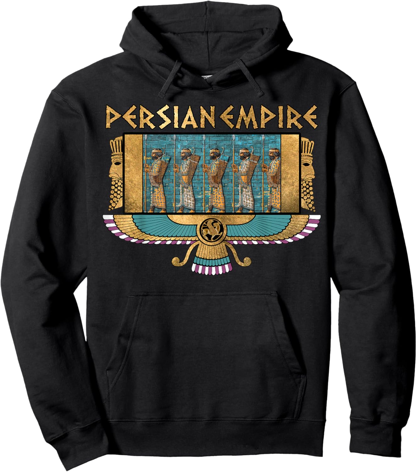 Persian Empire Ancient Persia Immortals King of Kings Hoodie - Hoodie | Black