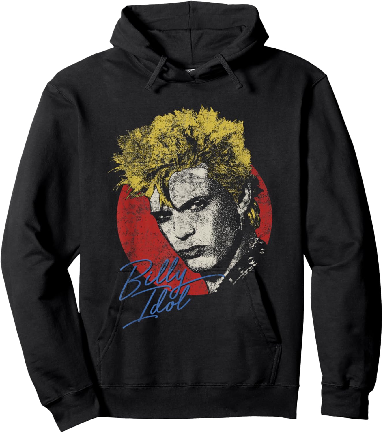 Billy Idol - Vintage Portrait Hoodie - Hoodie | Black
