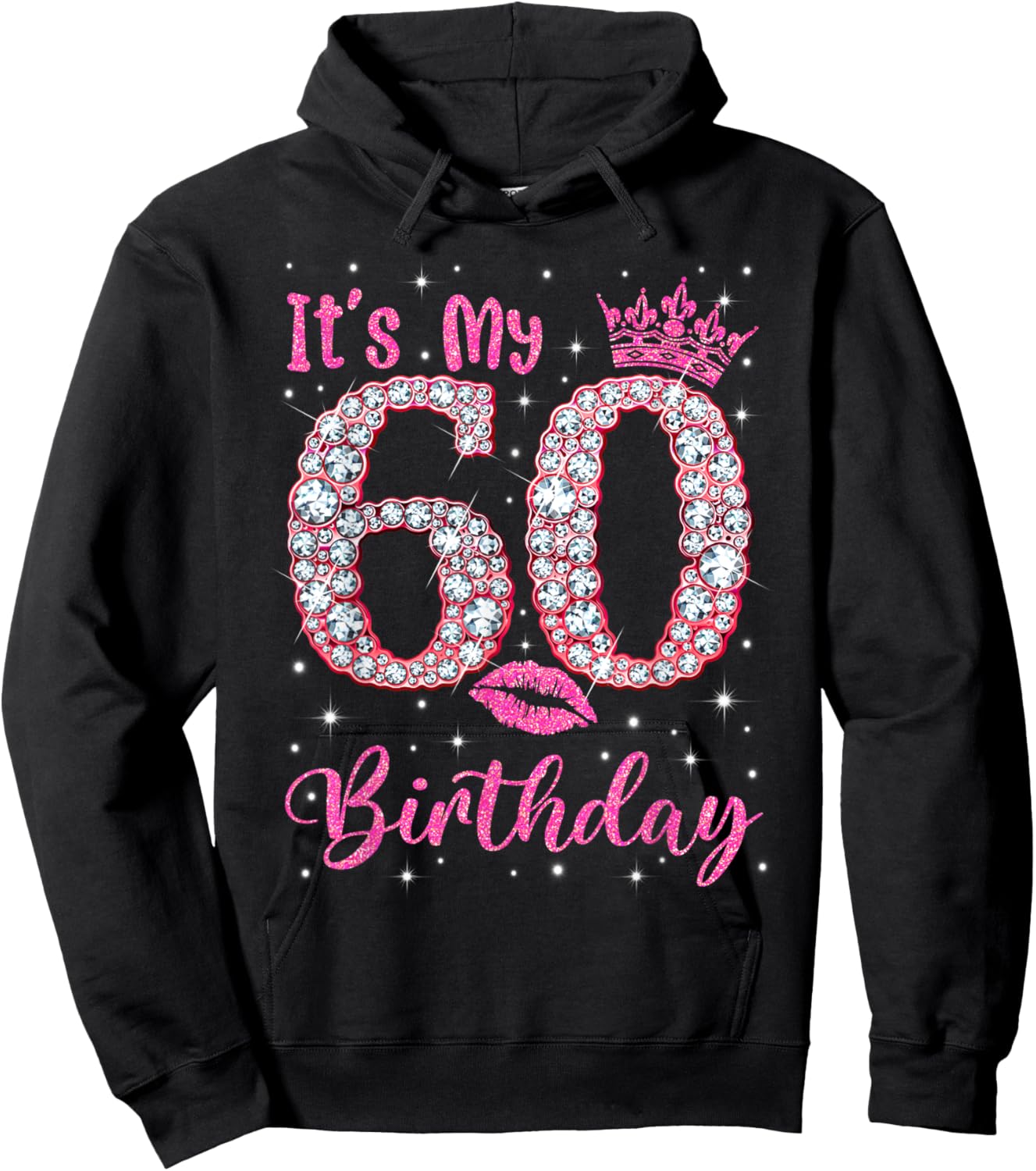 60 It's My Birthday 1962 60Th Birthday Gift Hoodie - Hoodie | Black