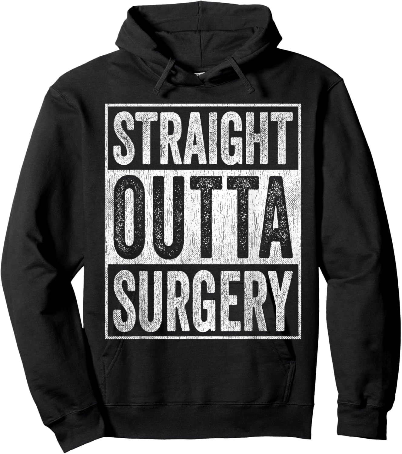 Straight Outta Surgery Hoodie - Hoodie | Black