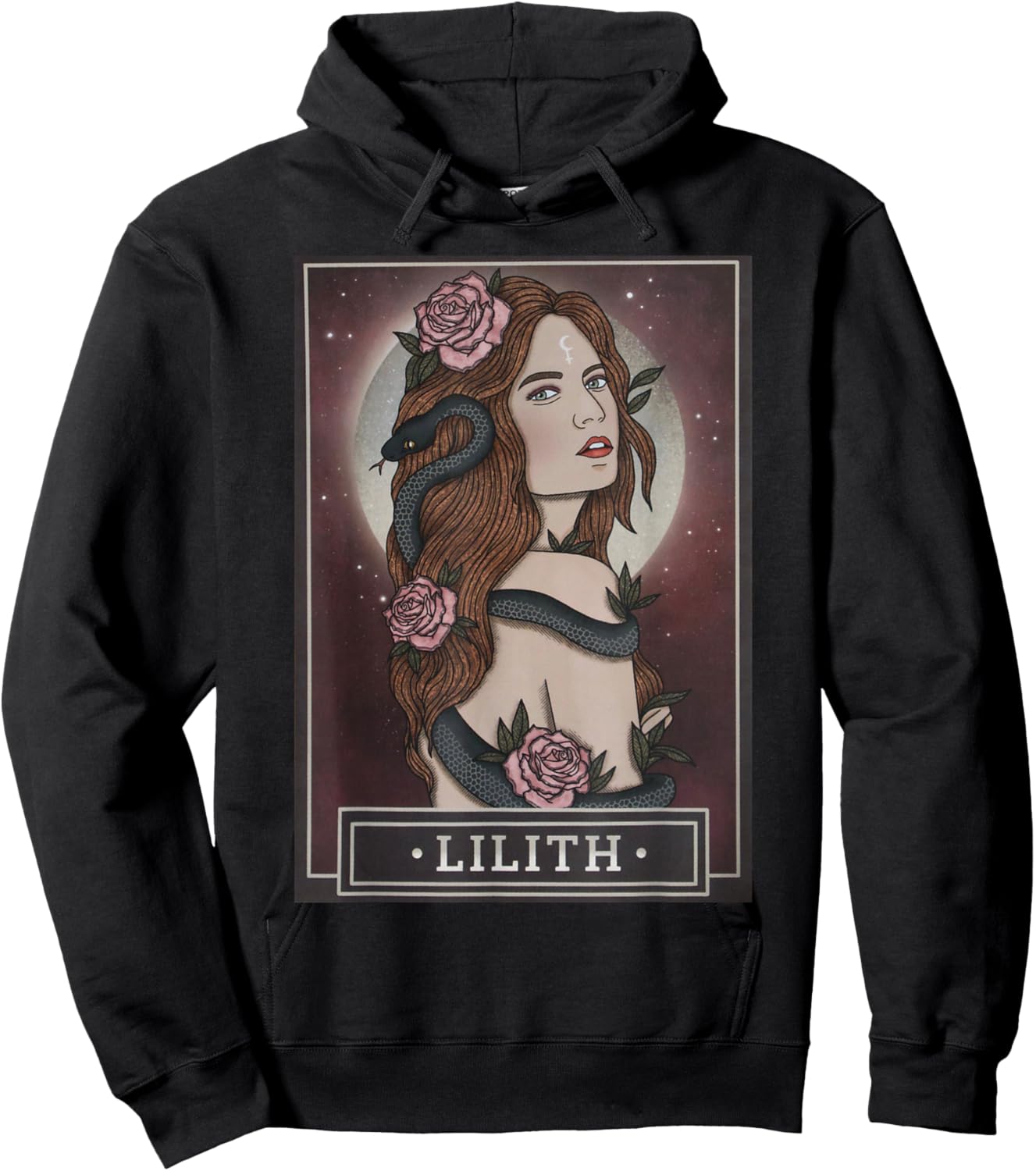 Lilith | Goddess | Tarot Card | Book of Shadows Hoodie - Hoodie | Black