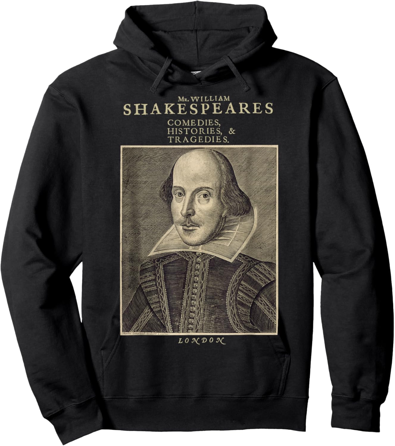 Vintage Shakespeare Literature - William Shakespeare Play Hoodie - Hoodie | Black